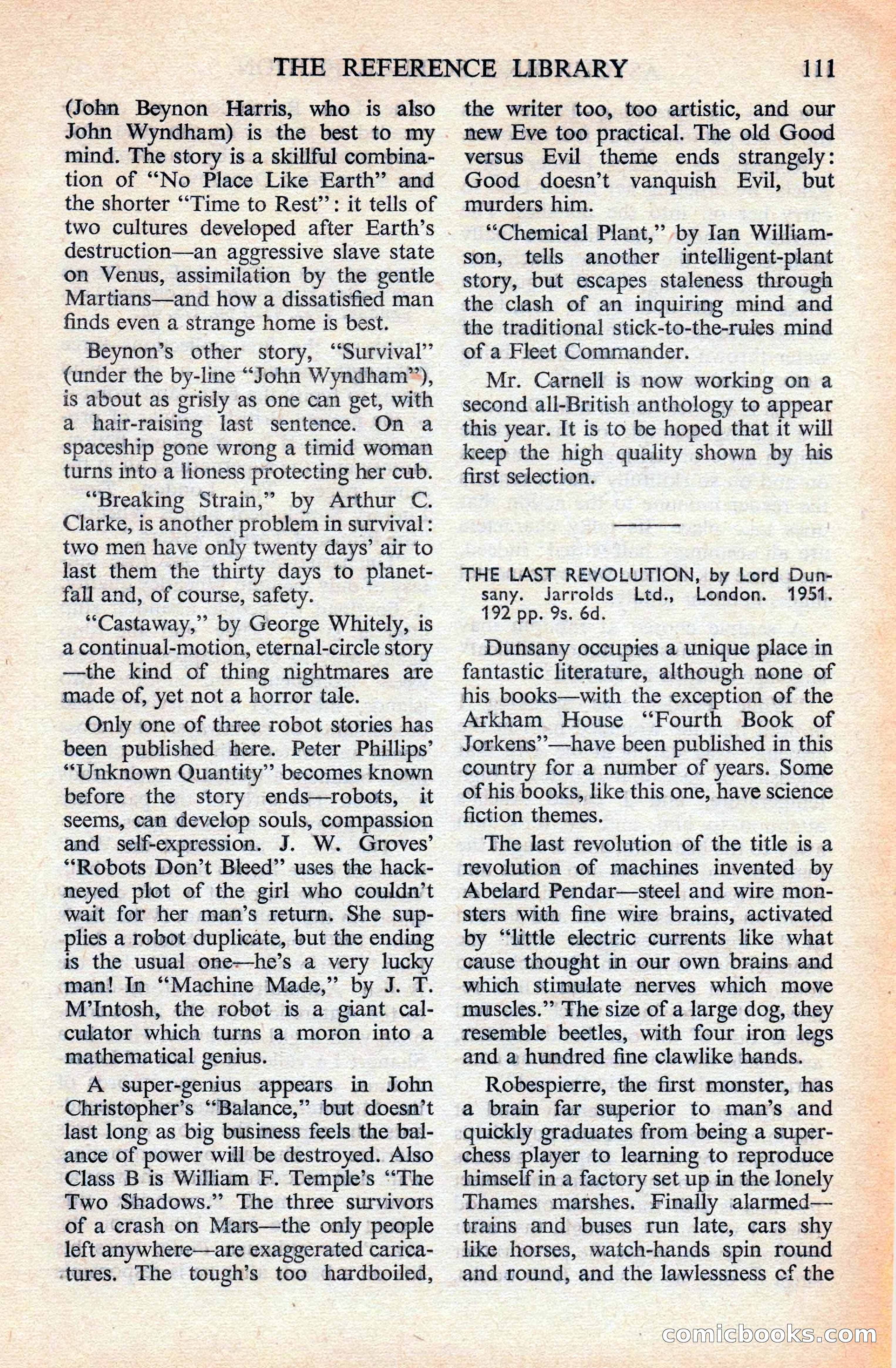 Astounding Science Fiction, British Edition — page 113 of 132