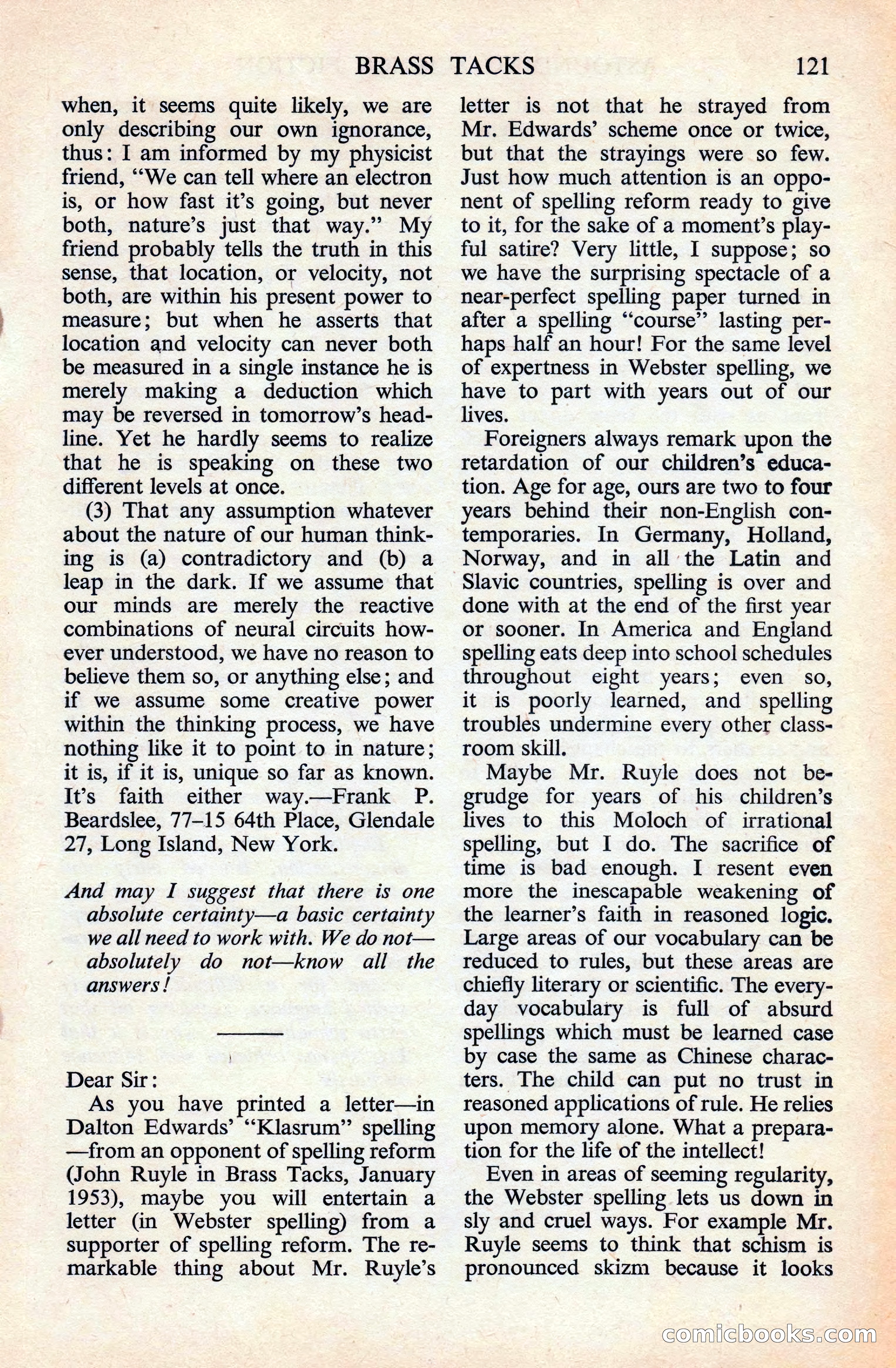 Astounding Science Fiction, British Edition — page 123 of 132