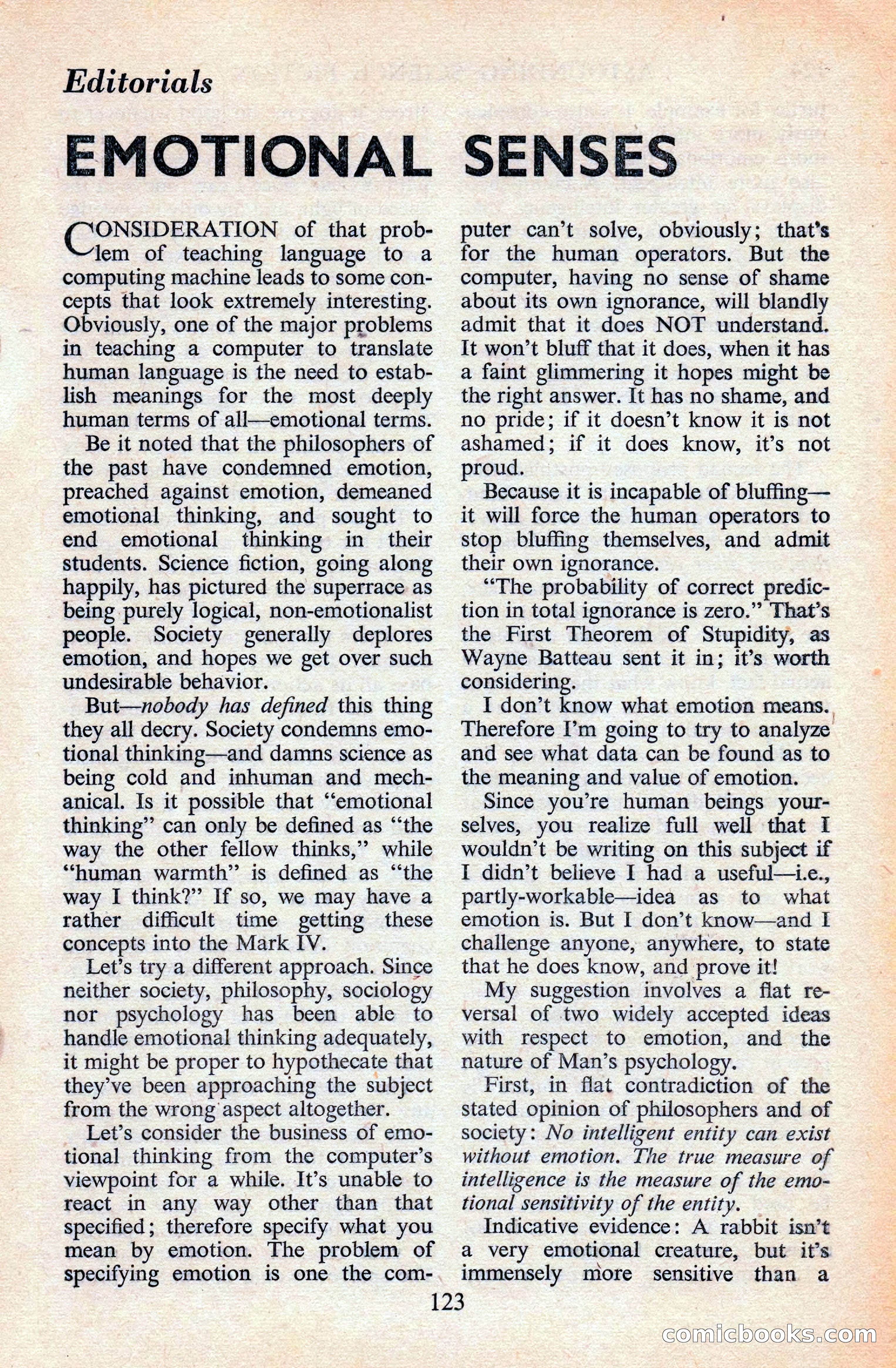 Astounding Science Fiction, British Edition — page 125 of 132