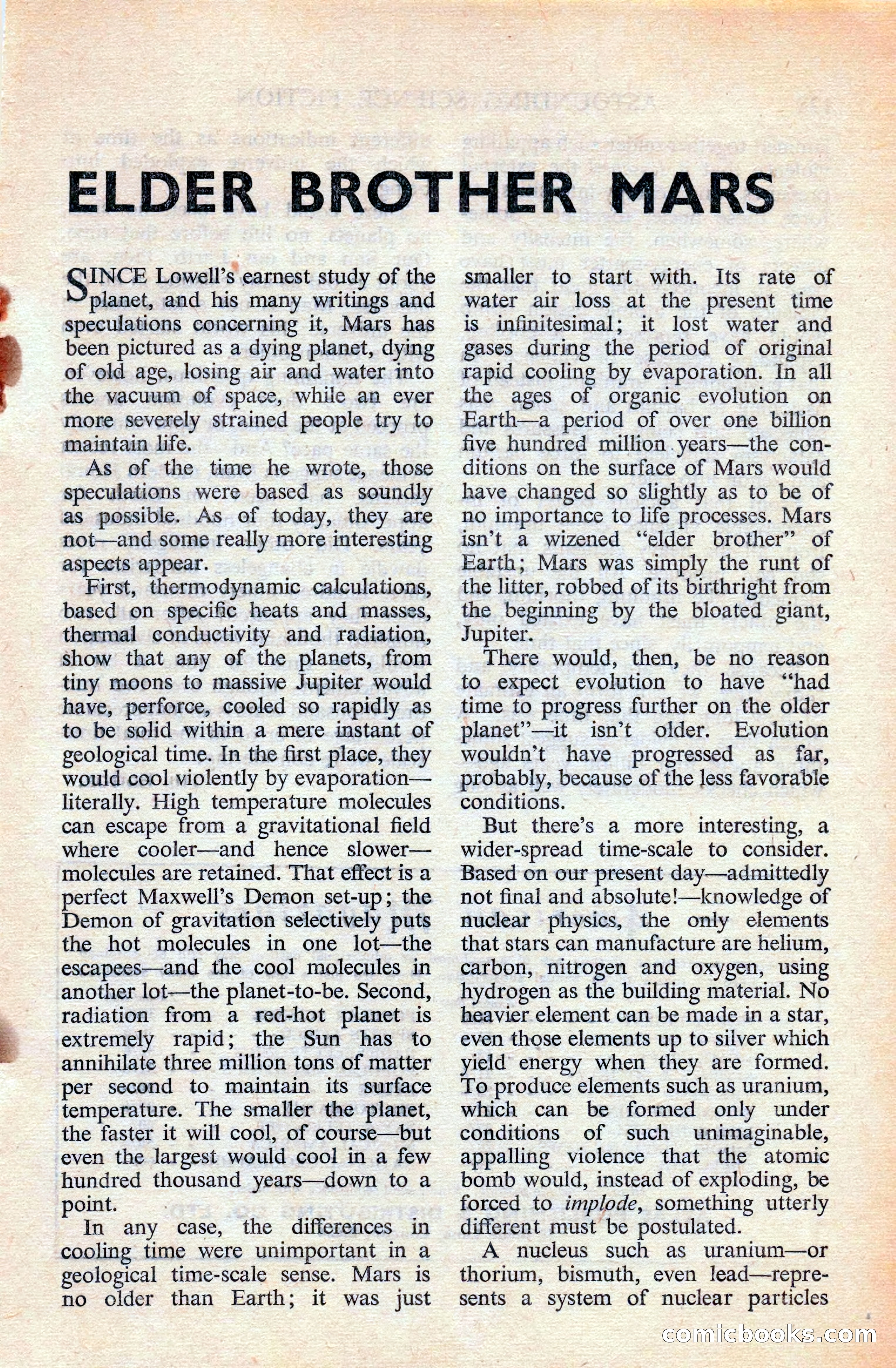 Astounding Science Fiction, British Edition — page 129 of 132