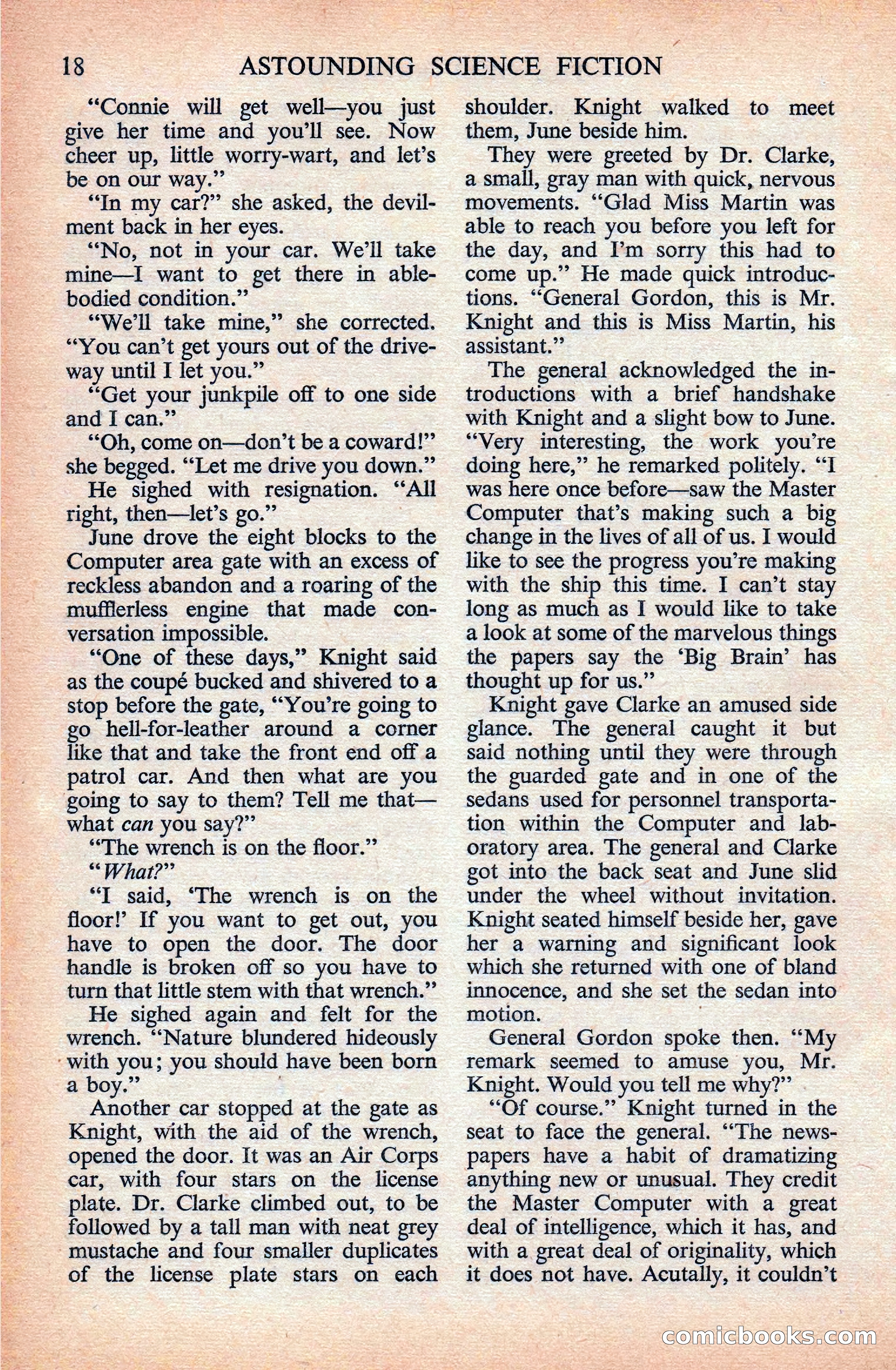 Astounding Science Fiction (British Edition) — page 20 of 133