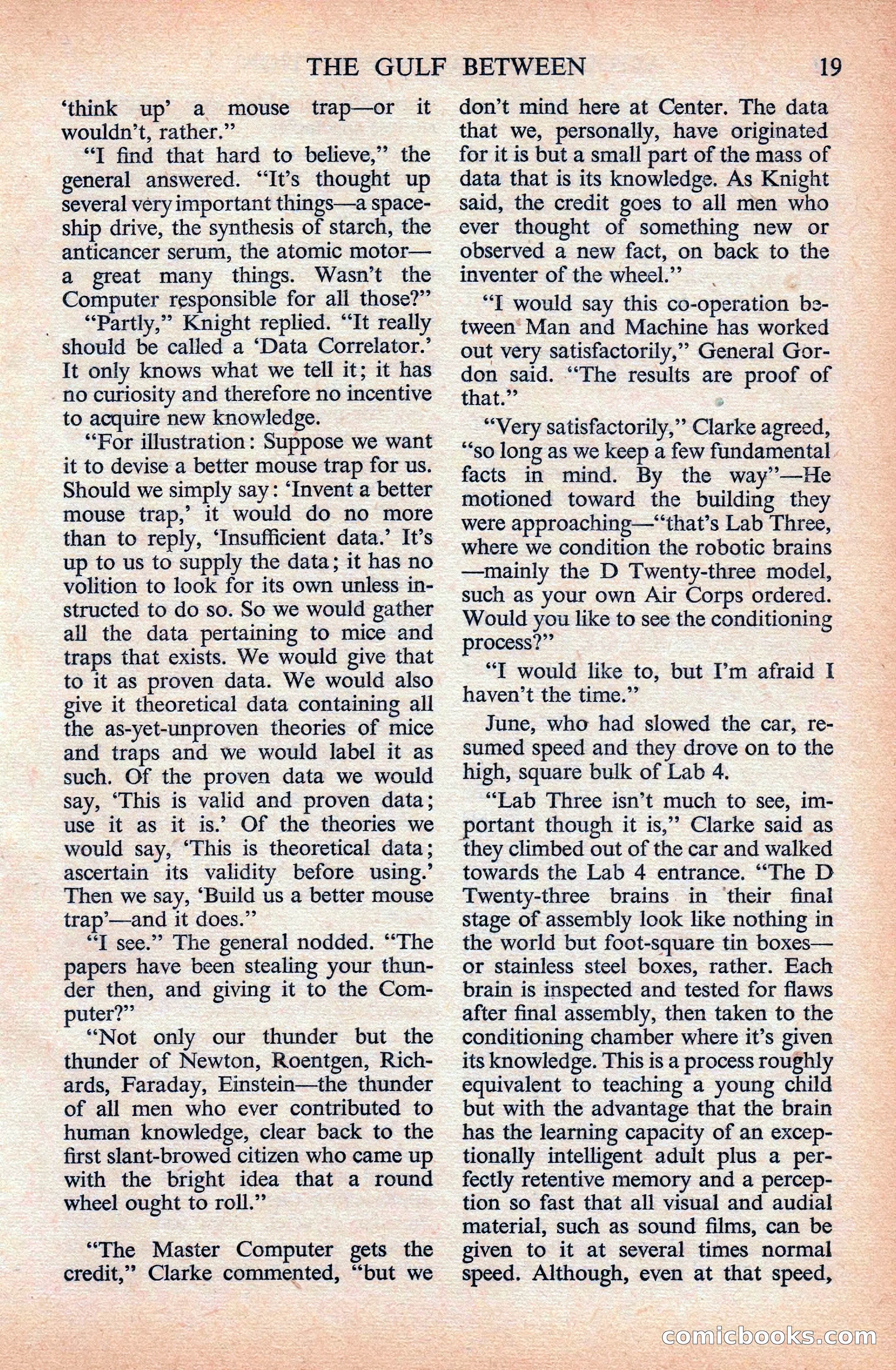 Astounding Science Fiction (British Edition) — page 21 of 133