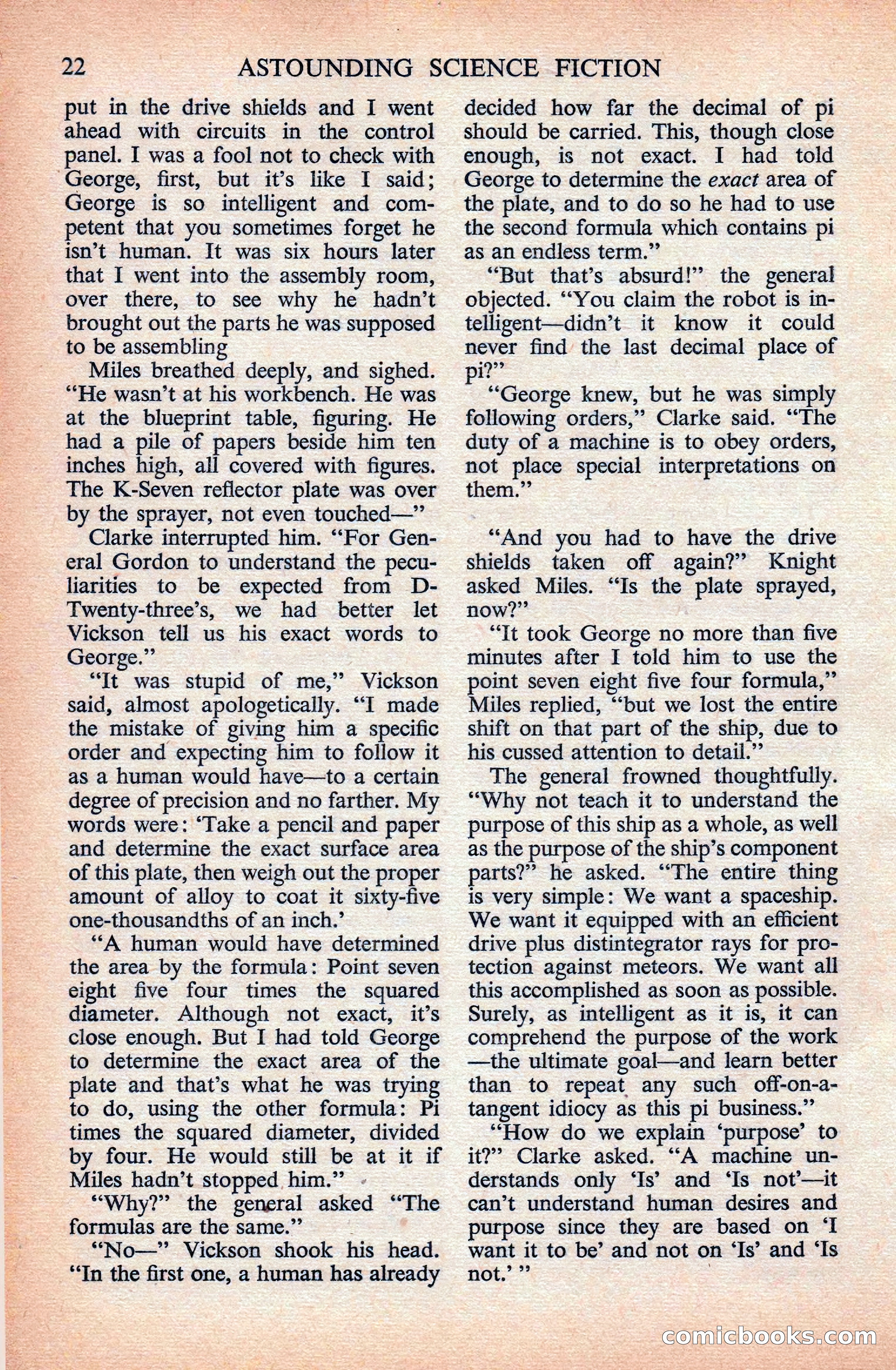 Astounding Science Fiction (British Edition) — page 24 of 133