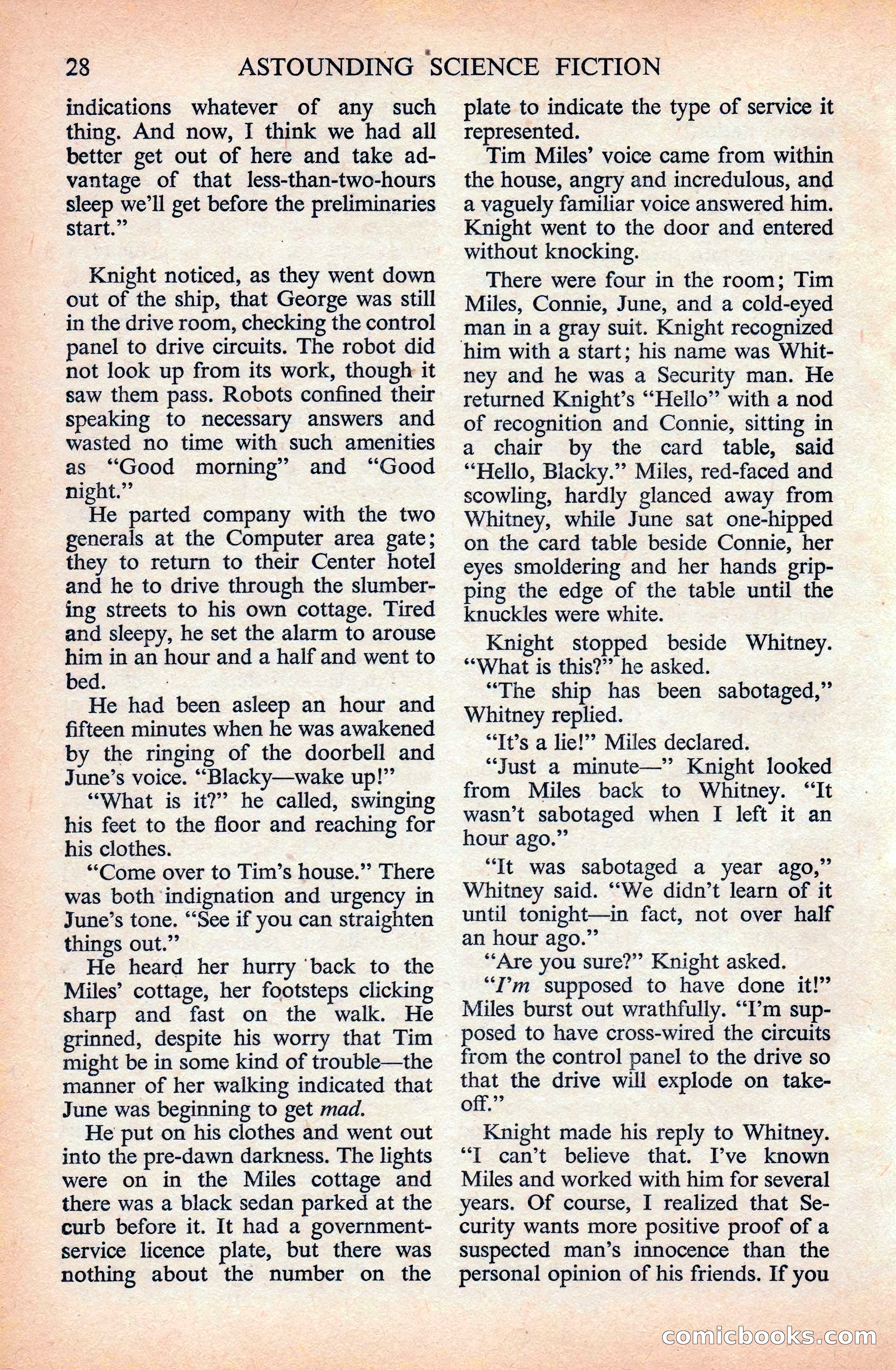 Astounding Science Fiction (British Edition) — page 30 of 133