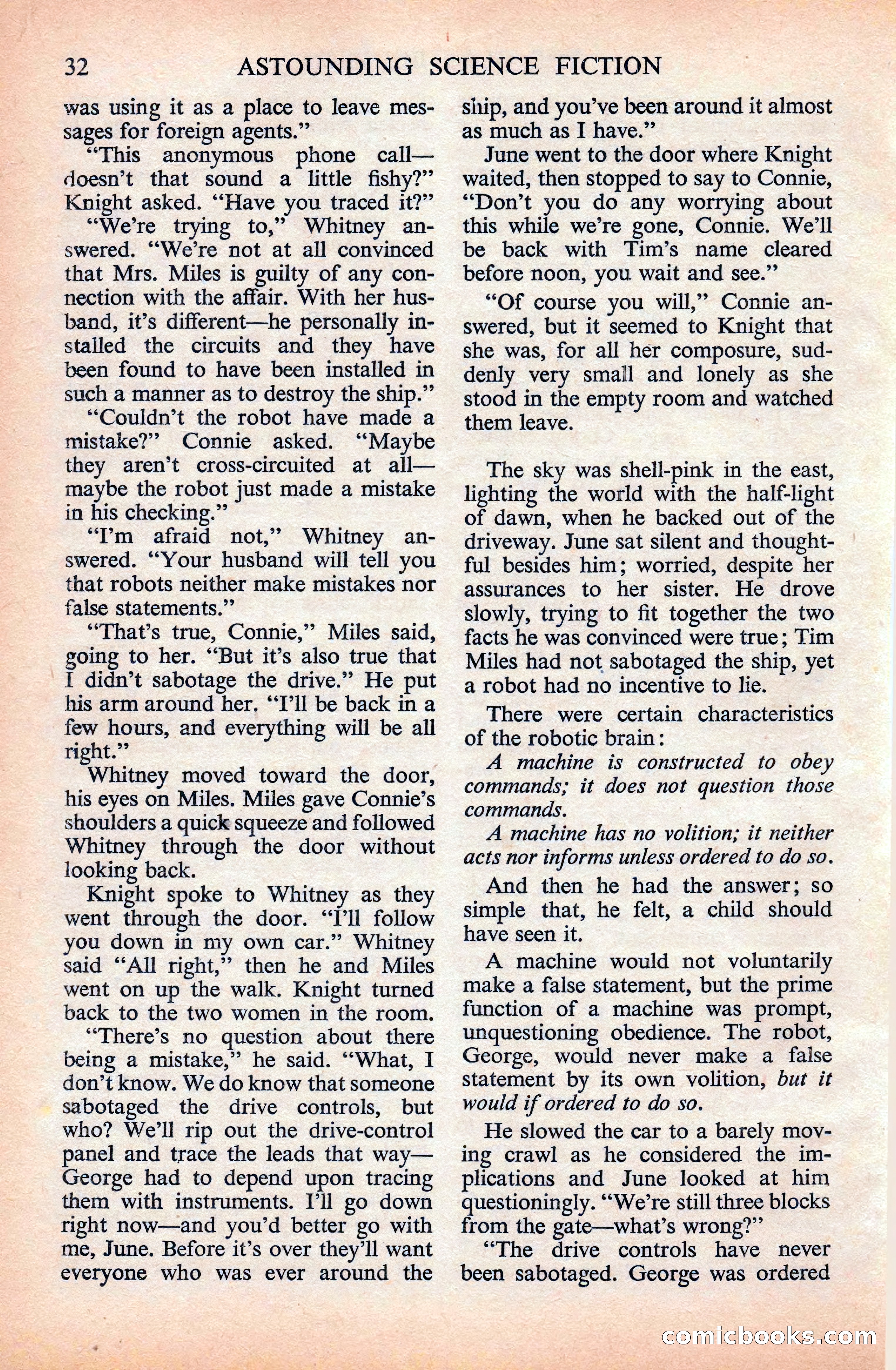 Astounding Science Fiction (British Edition) — page 34 of 133