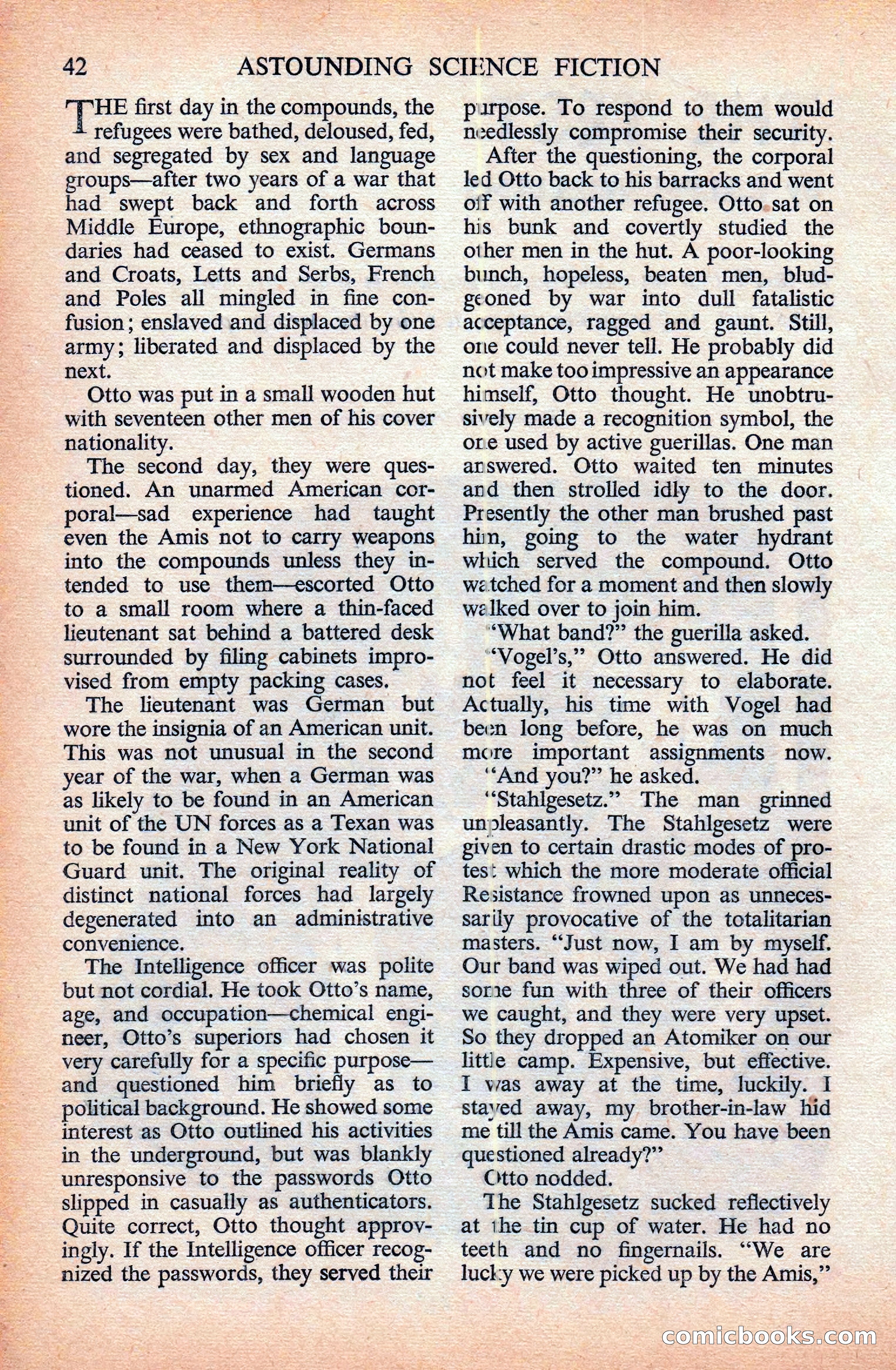 Astounding Science Fiction (British Edition) — page 44 of 133