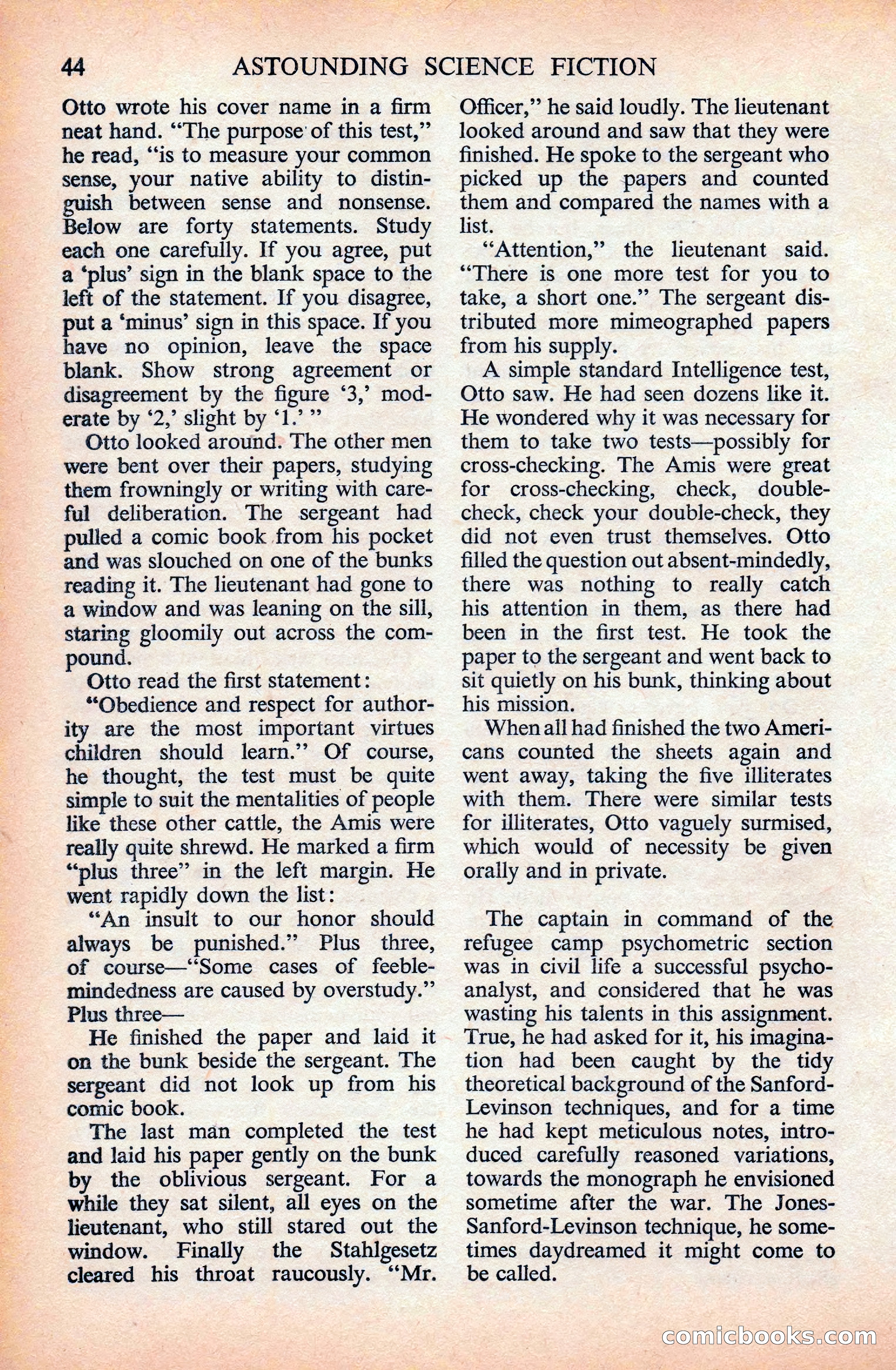 Astounding Science Fiction (British Edition) — page 46 of 133