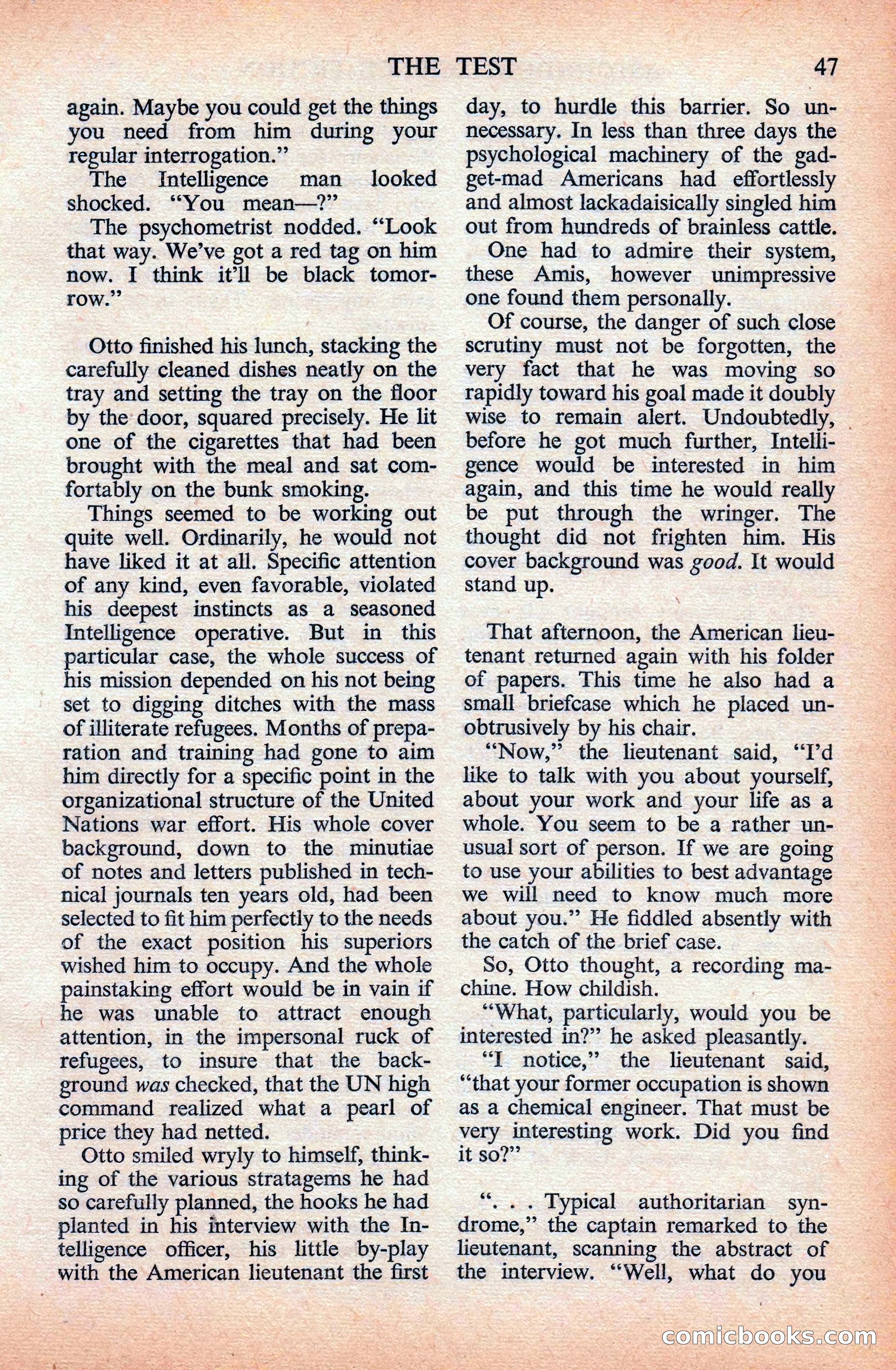 Astounding Science Fiction (British Edition) — page 49 of 133