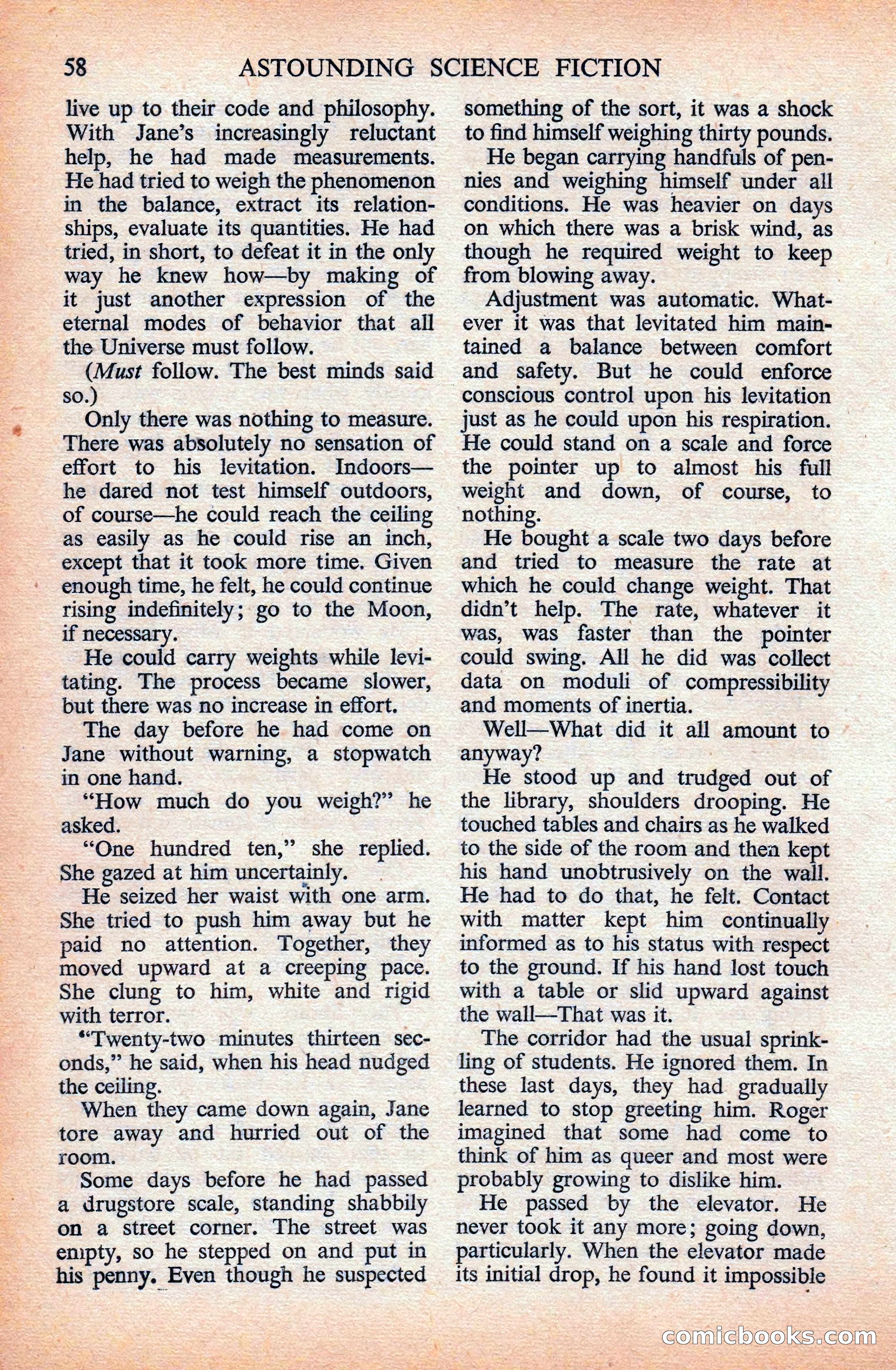 Astounding Science Fiction (British Edition) — page 60 of 133