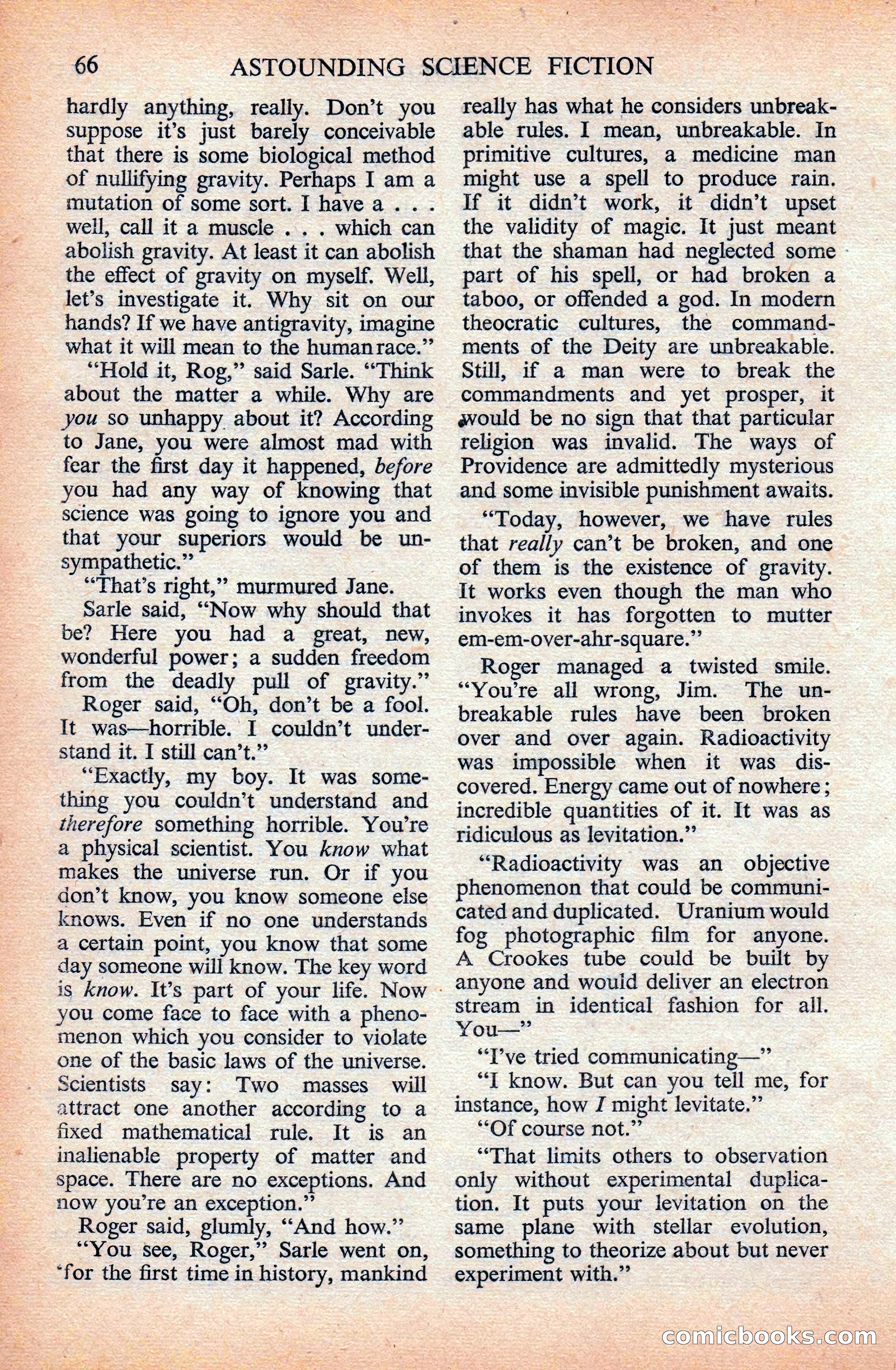 Astounding Science Fiction (British Edition) — page 68 of 133