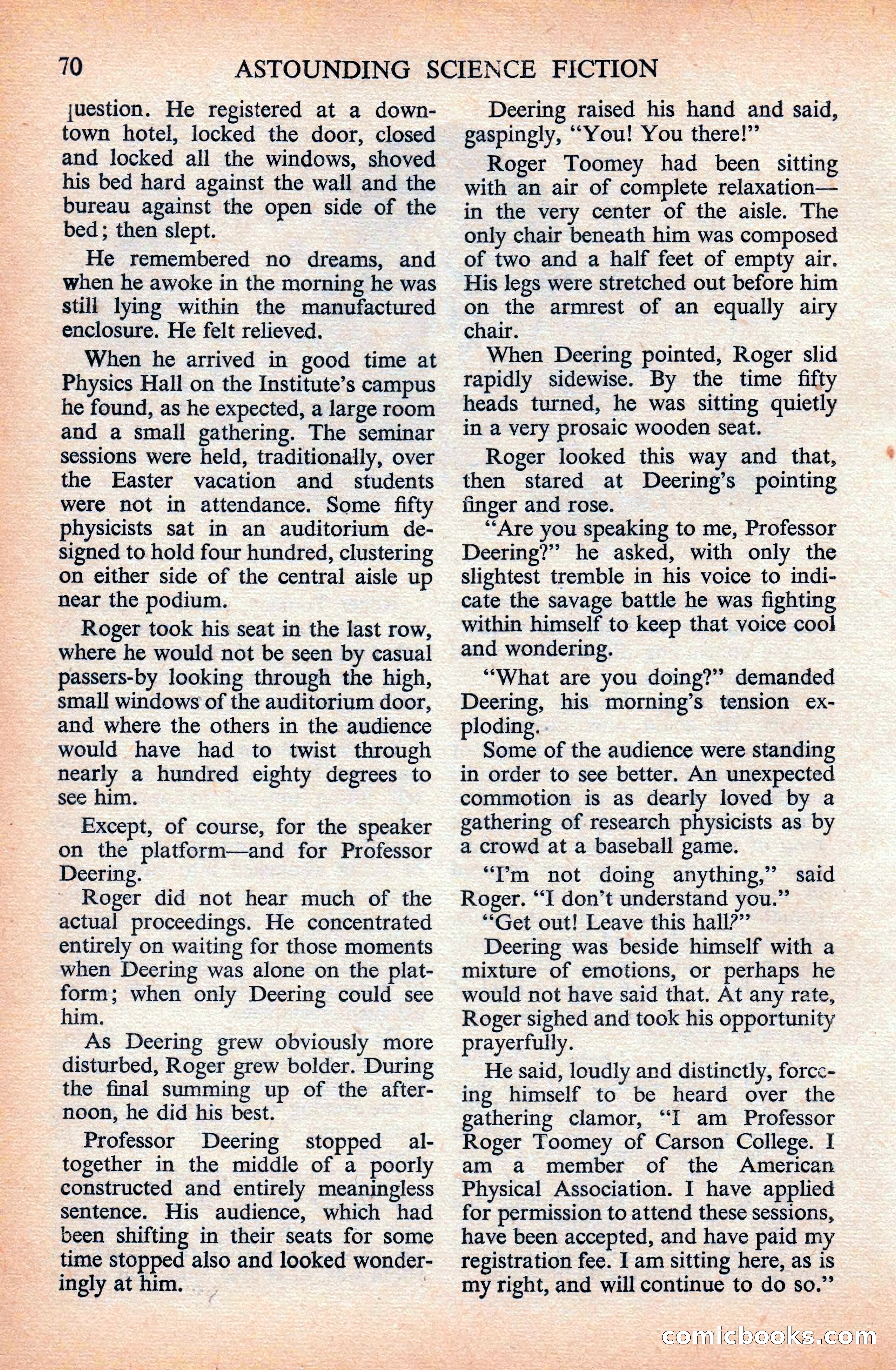Astounding Science Fiction (British Edition) — page 72 of 133