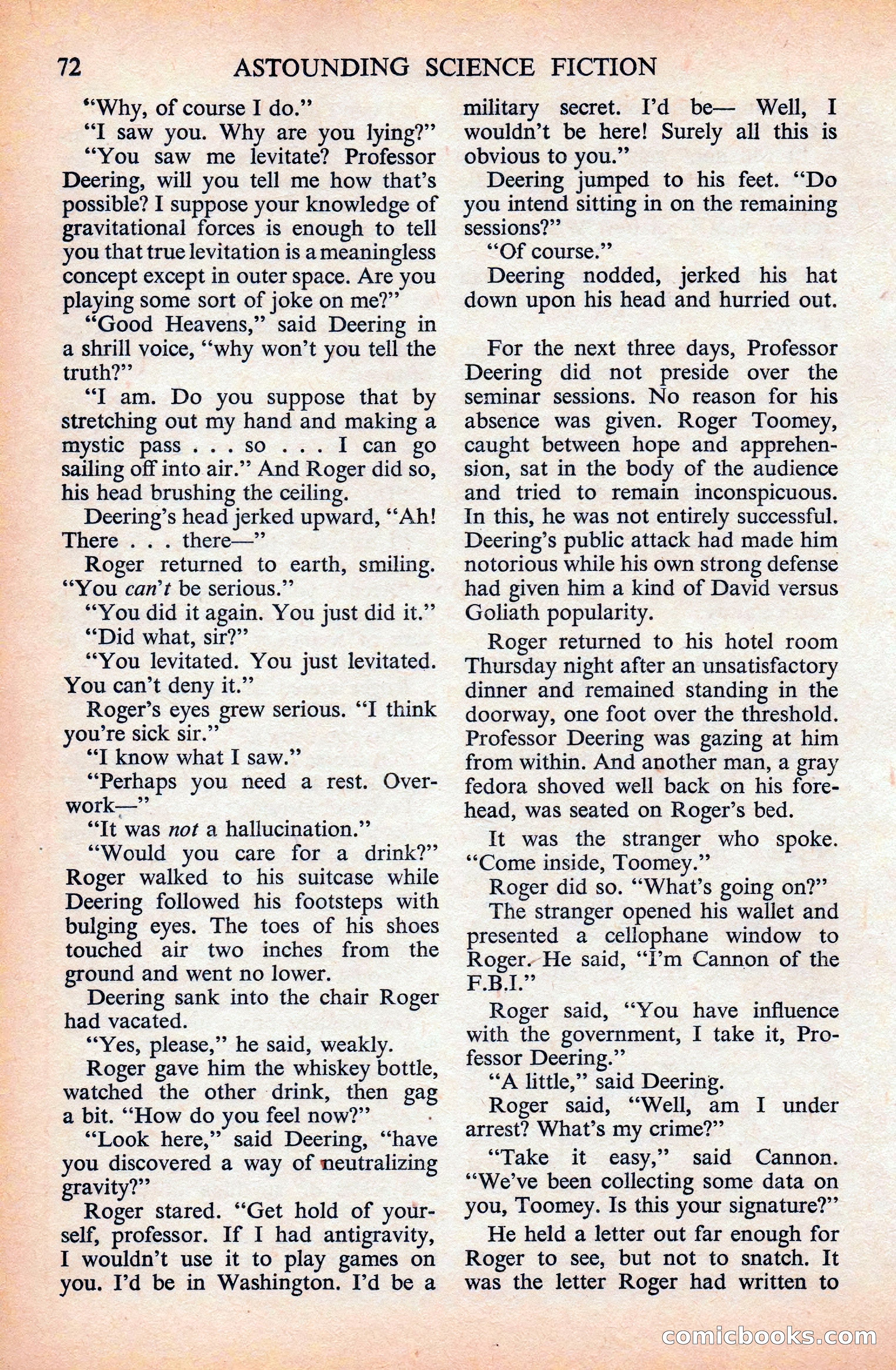 Astounding Science Fiction (British Edition) — page 74 of 133