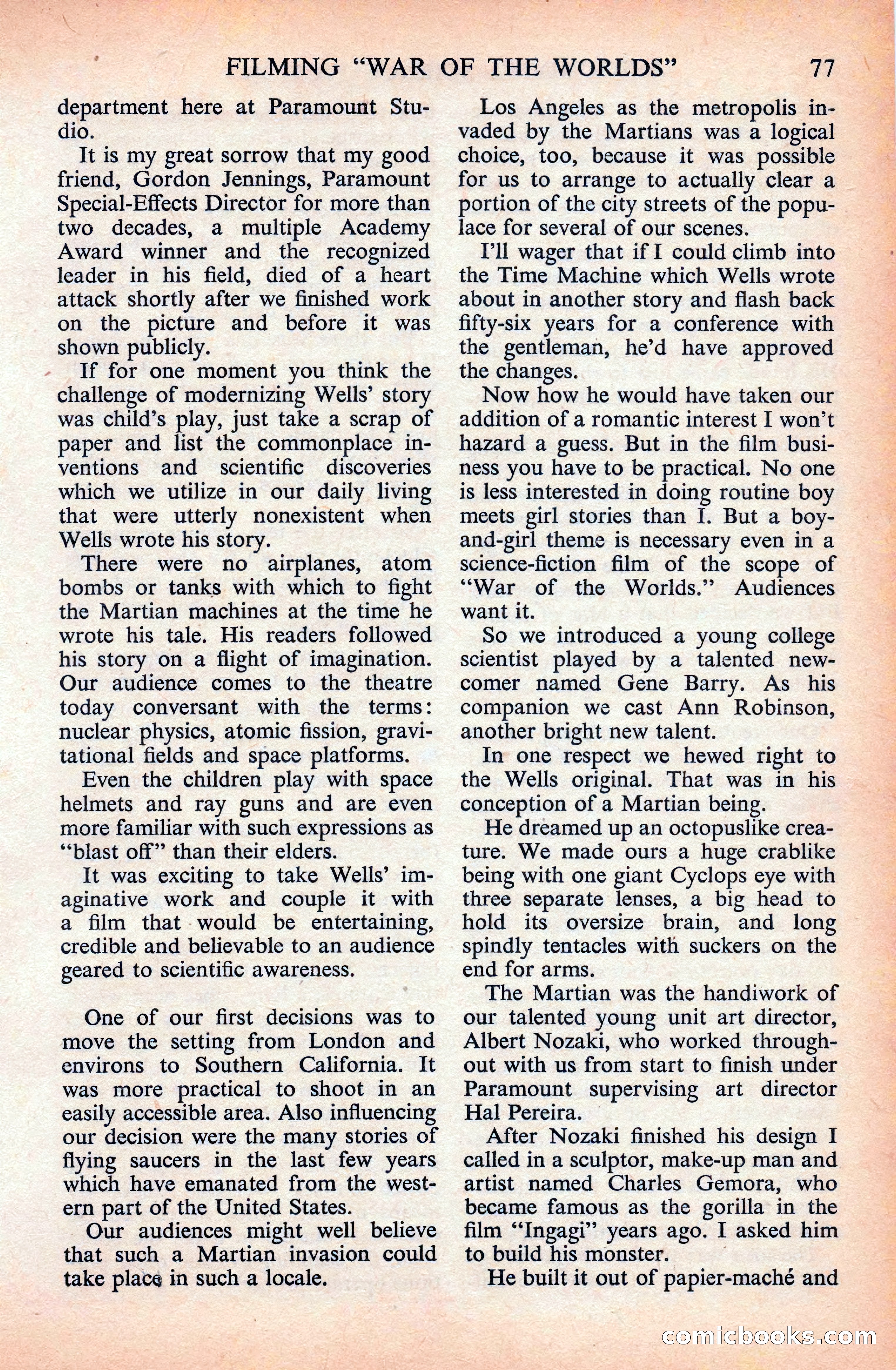 Astounding Science Fiction (British Edition) — page 79 of 133
