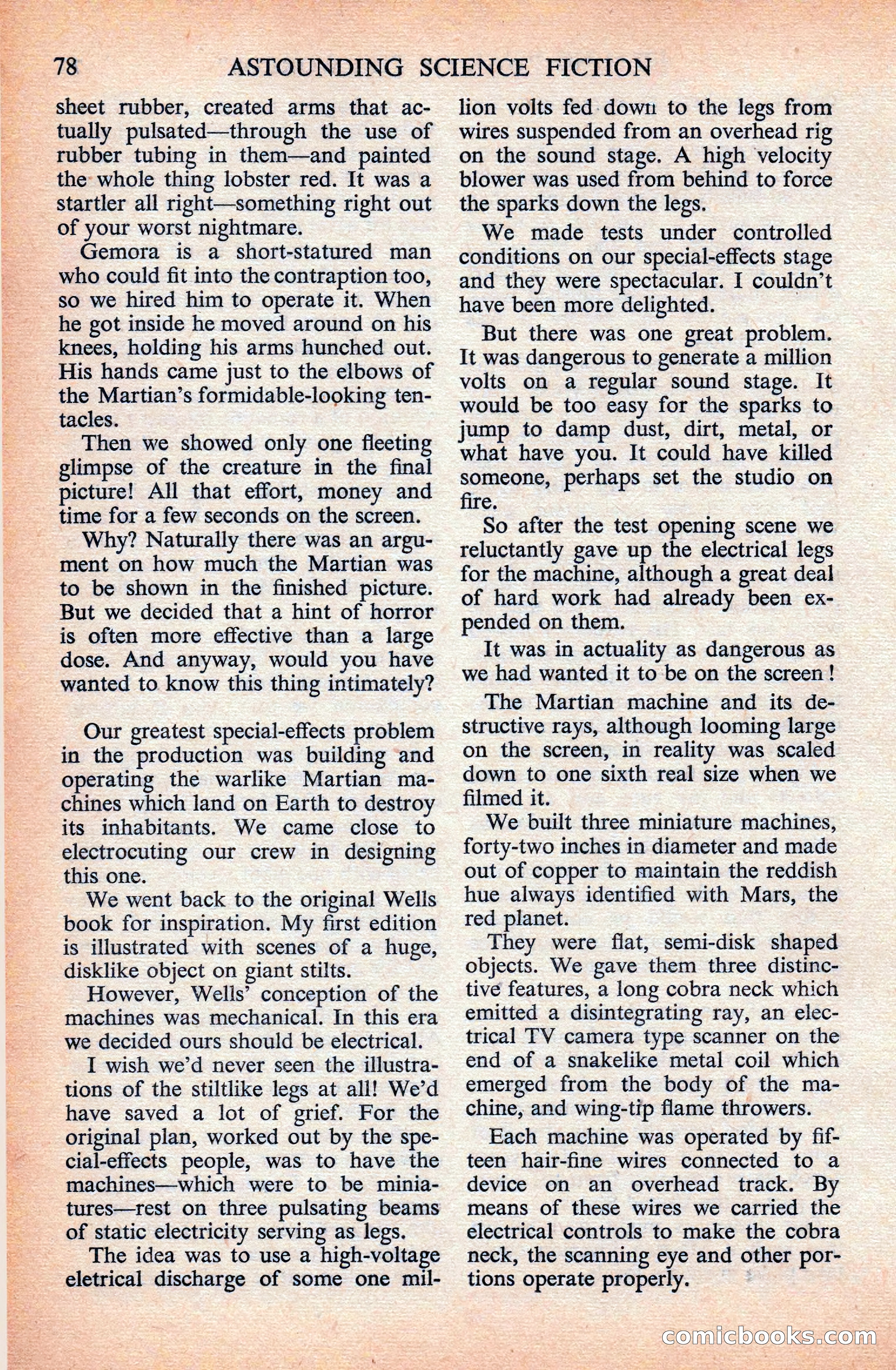 Astounding Science Fiction (British Edition) — page 80 of 133