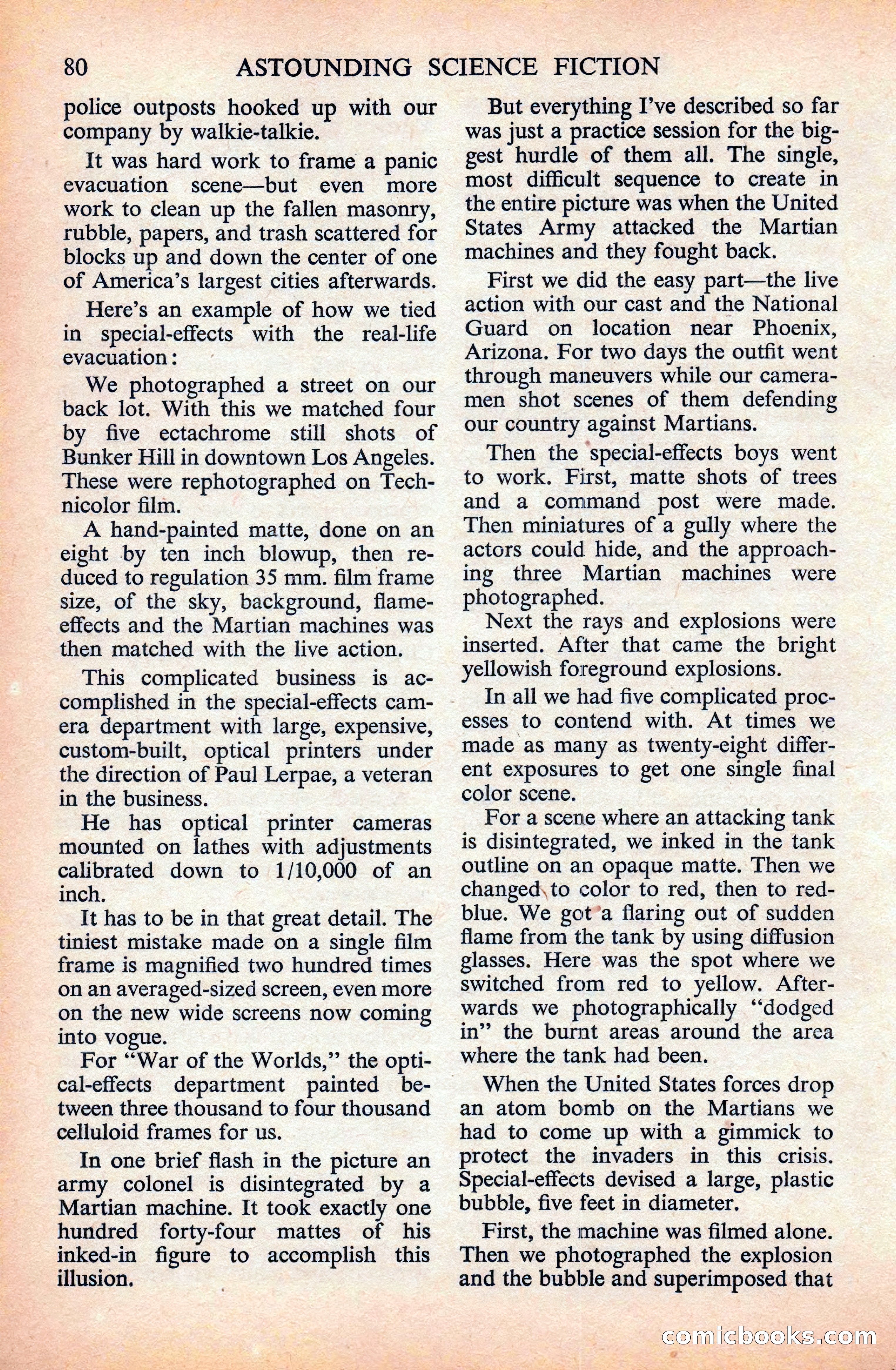 Astounding Science Fiction (British Edition) — page 82 of 133