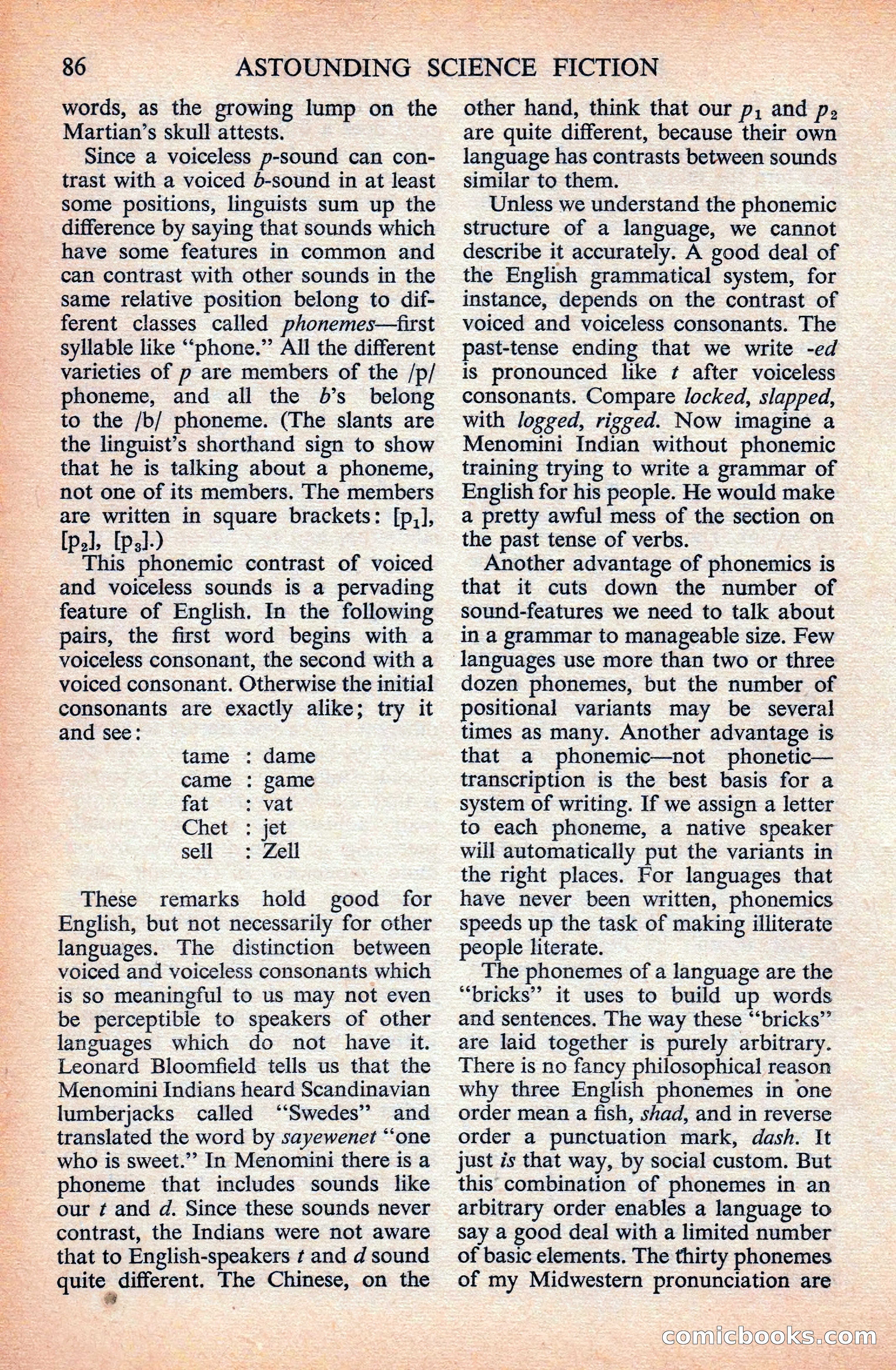 Astounding Science Fiction (British Edition) — page 88 of 133