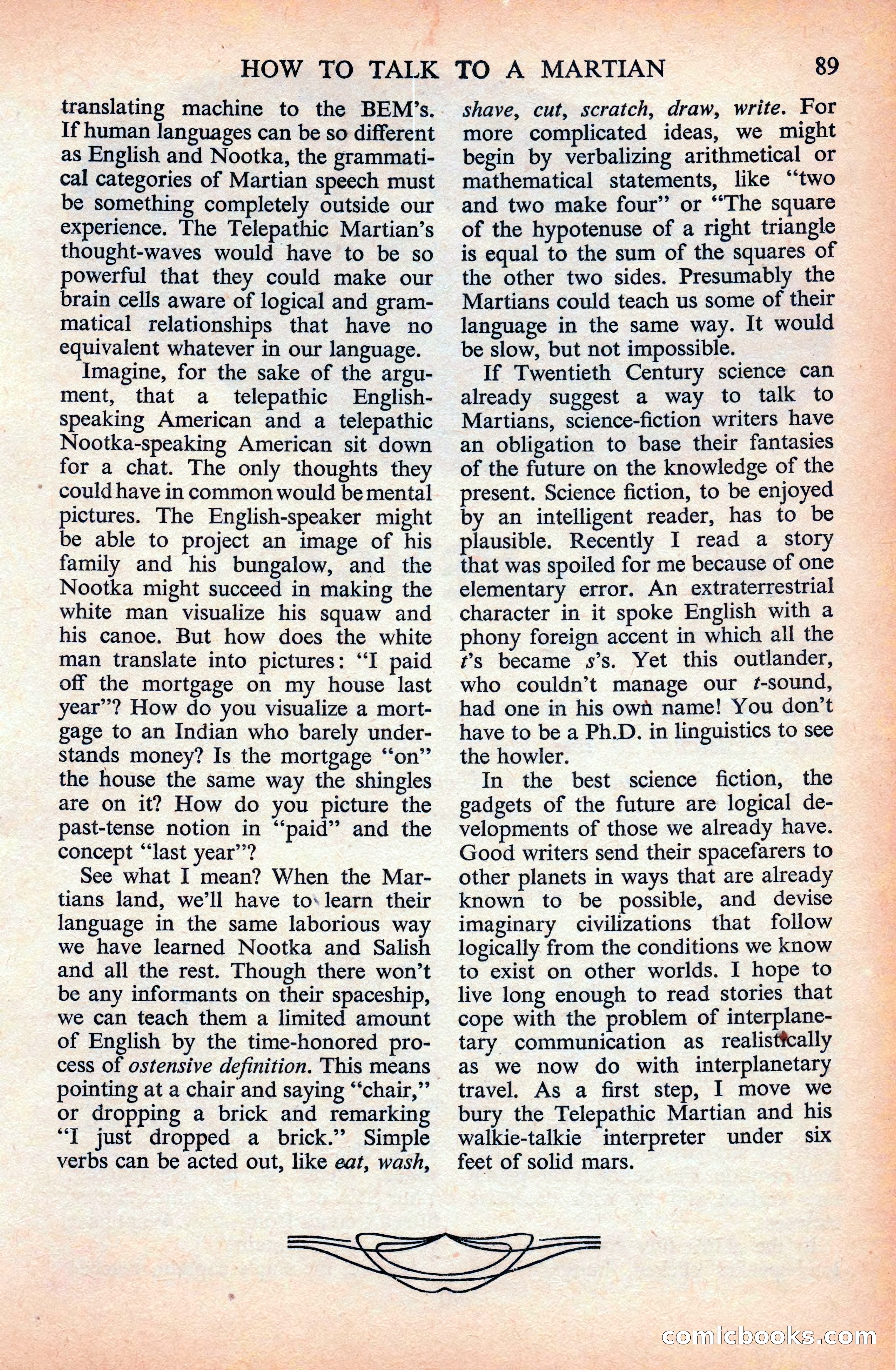 Astounding Science Fiction (British Edition) — page 91 of 133