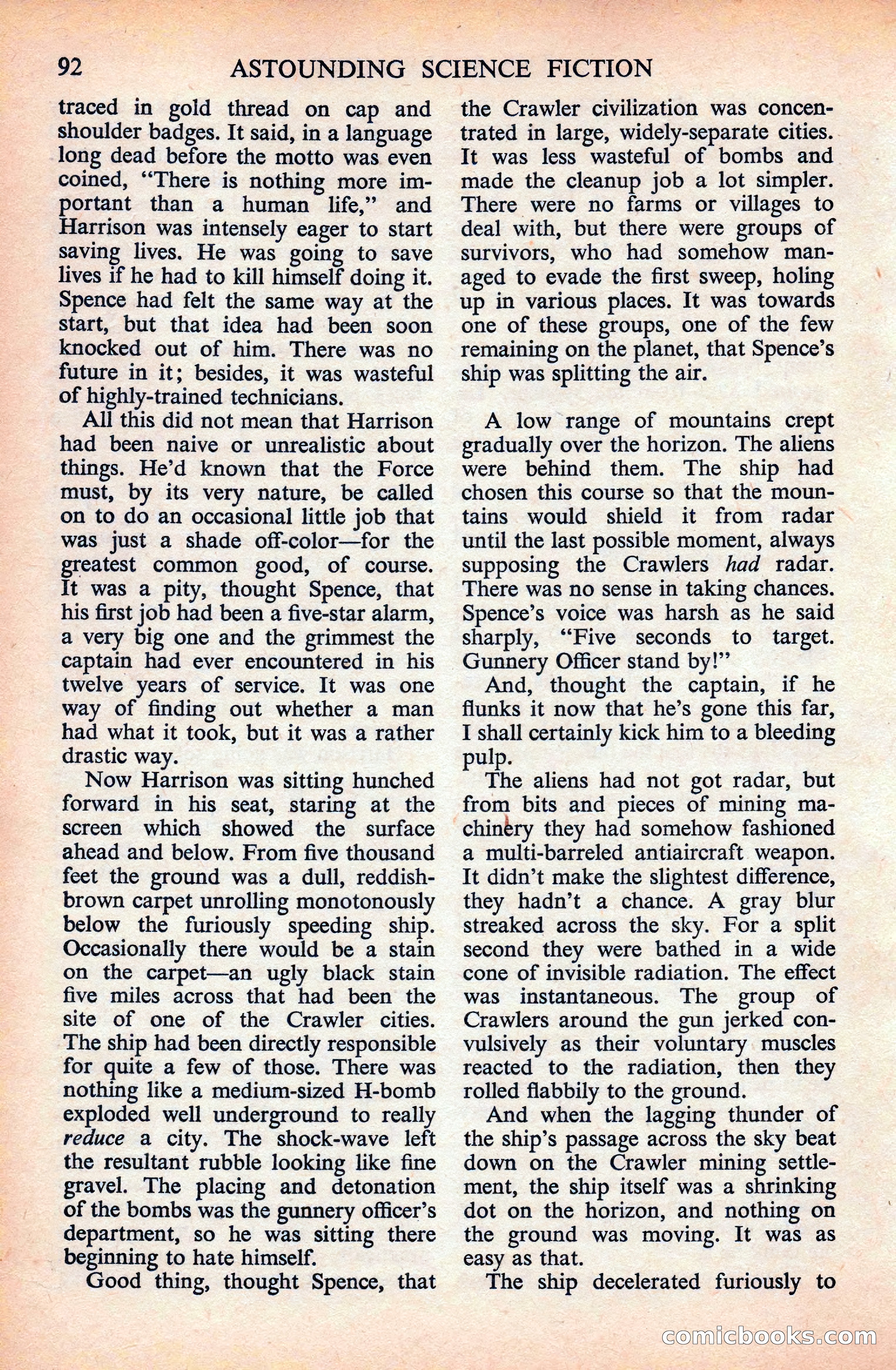Astounding Science Fiction (British Edition) — page 94 of 133