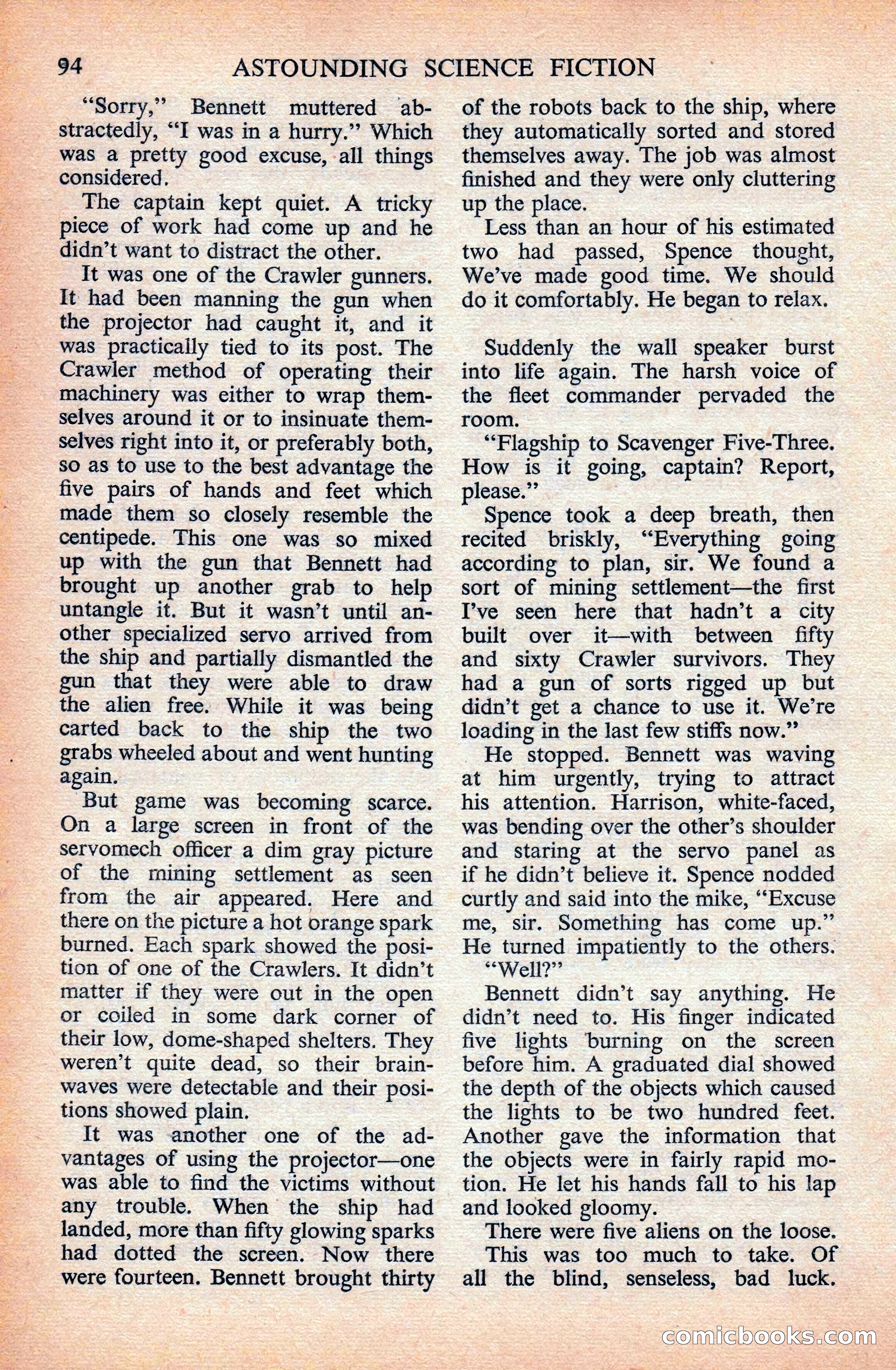 Astounding Science Fiction (British Edition) — page 96 of 133