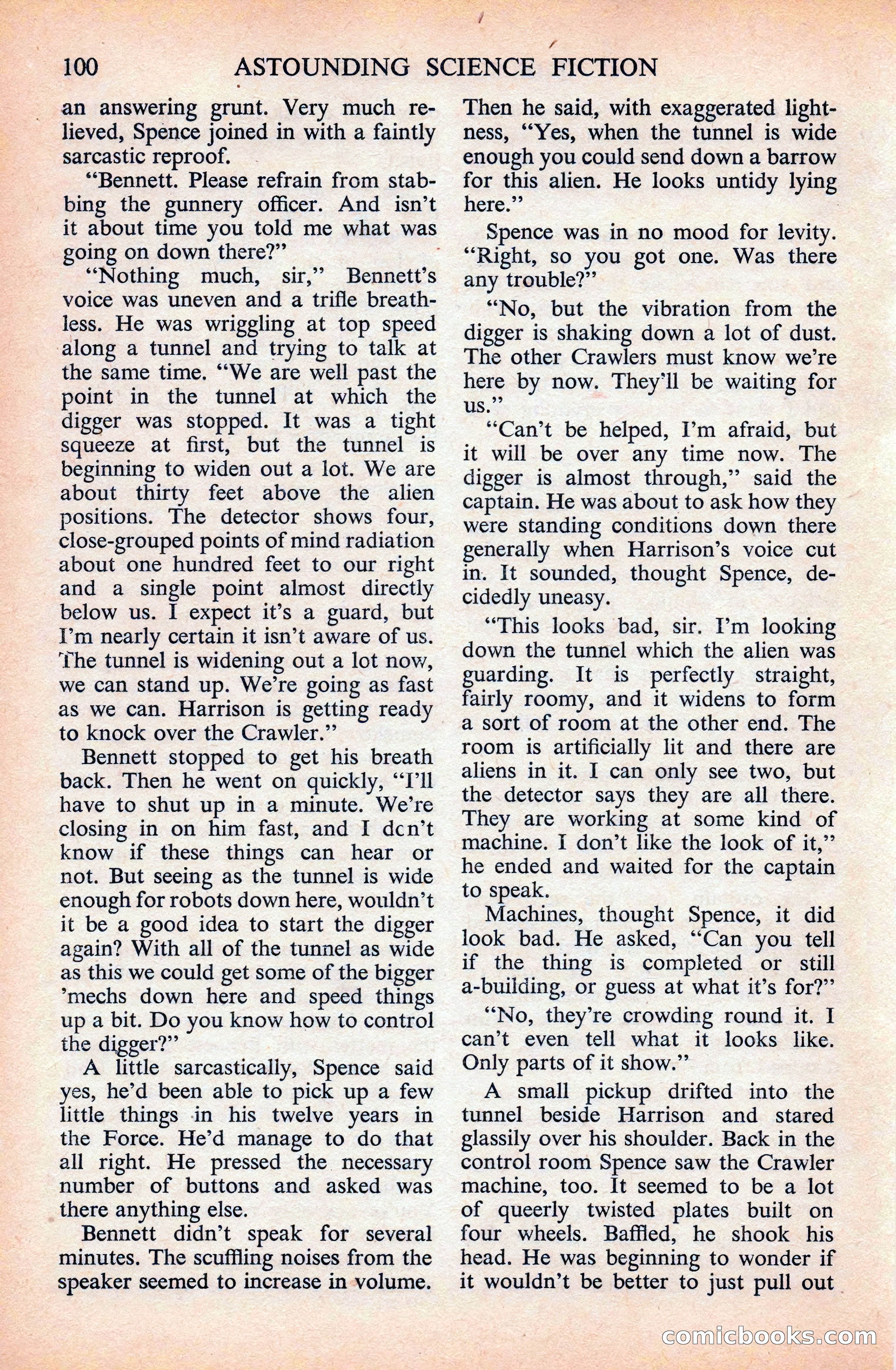 Astounding Science Fiction (British Edition) — page 102 of 133