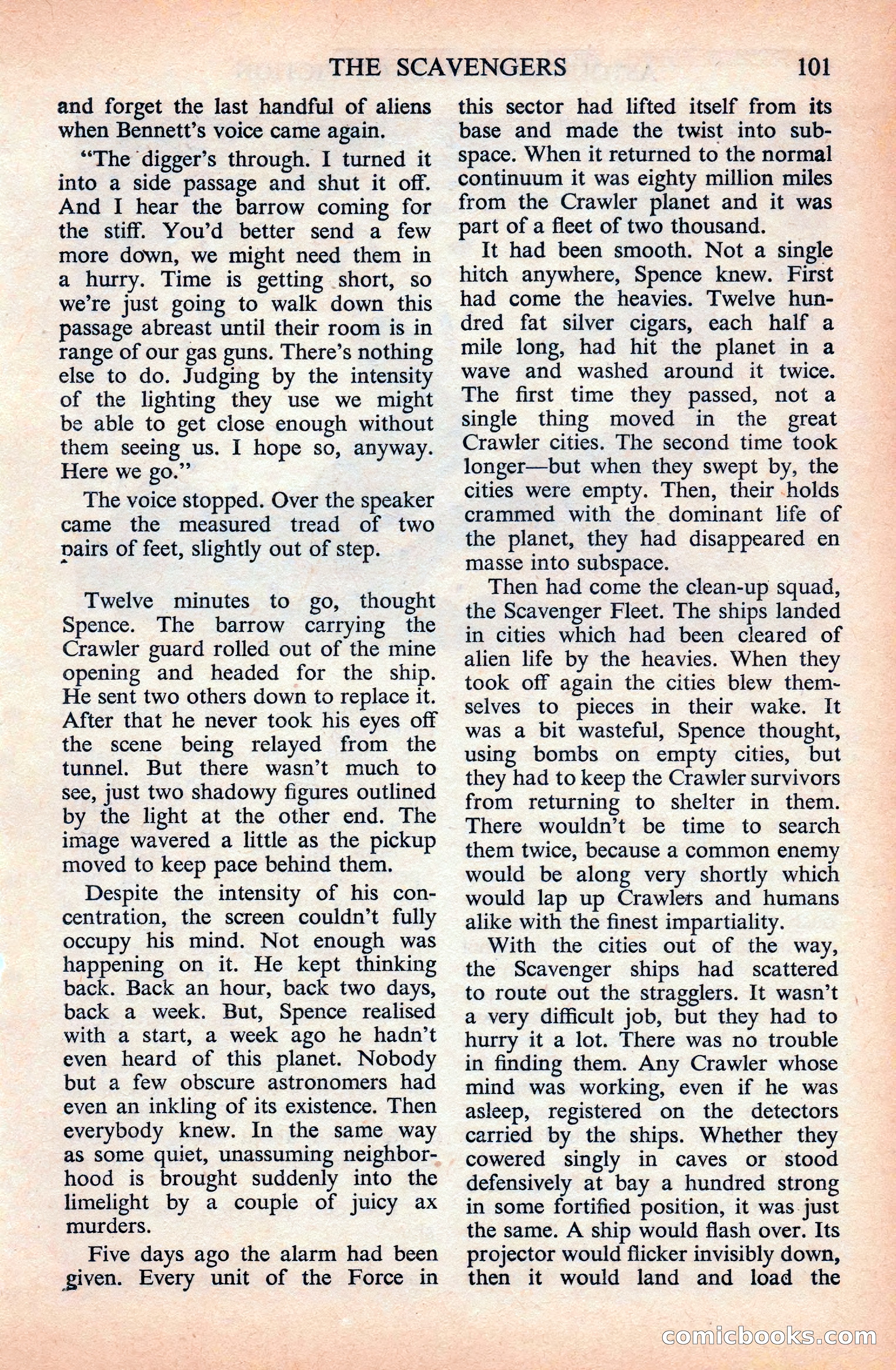 Astounding Science Fiction (British Edition) — page 103 of 133