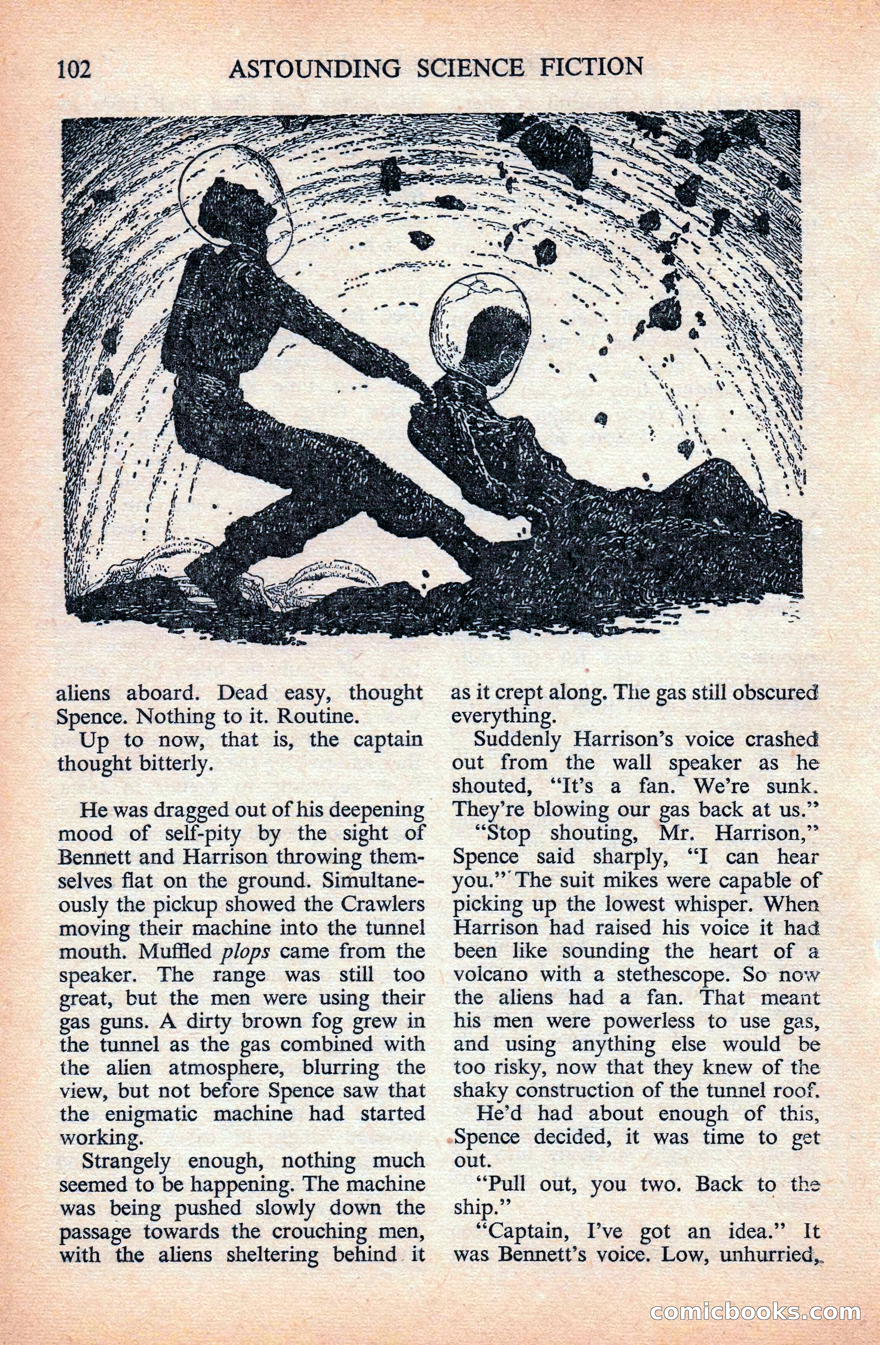 Astounding Science Fiction (British Edition) — page 104 of 133