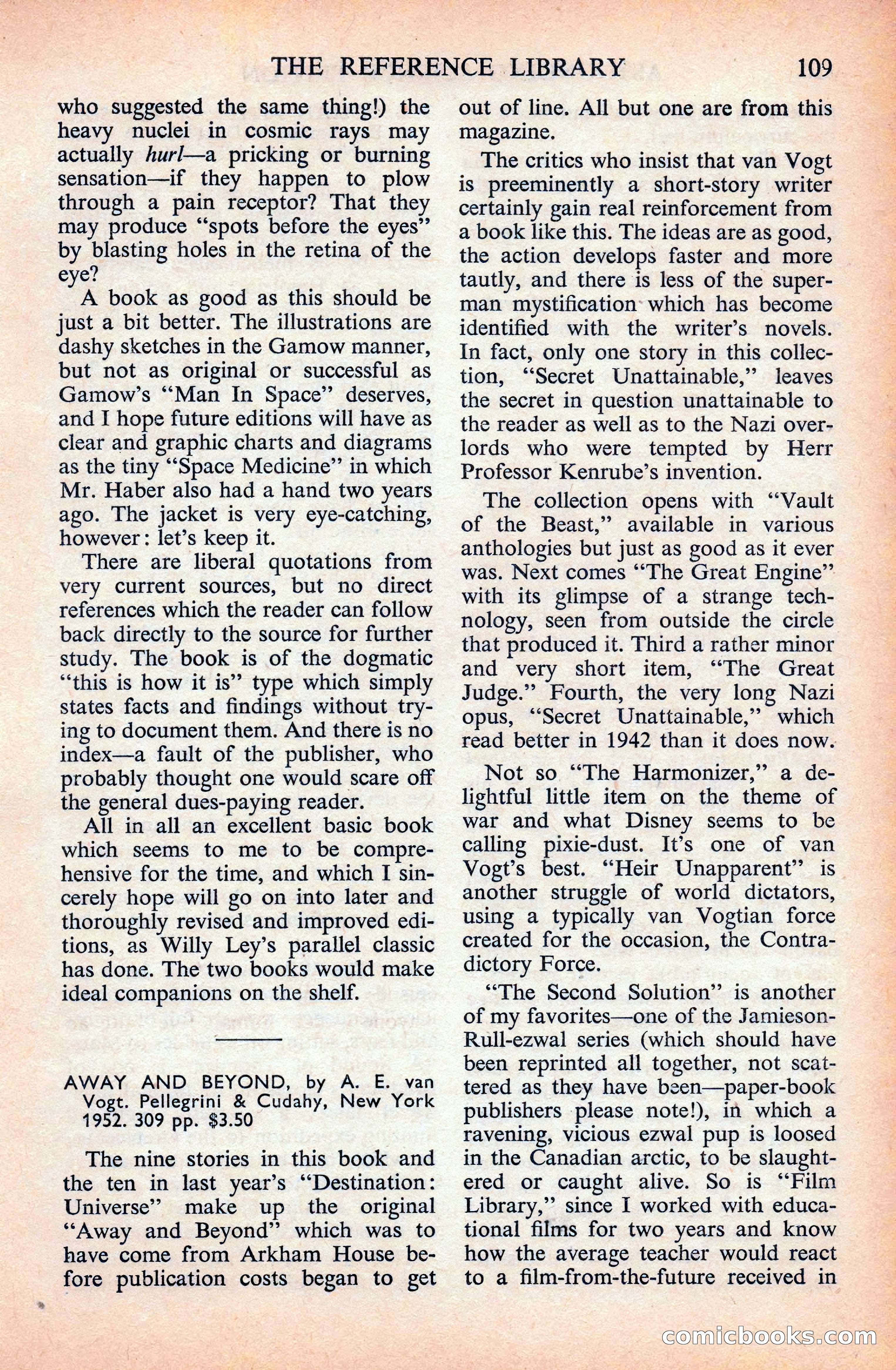 Astounding Science Fiction (British Edition) — page 111 of 133