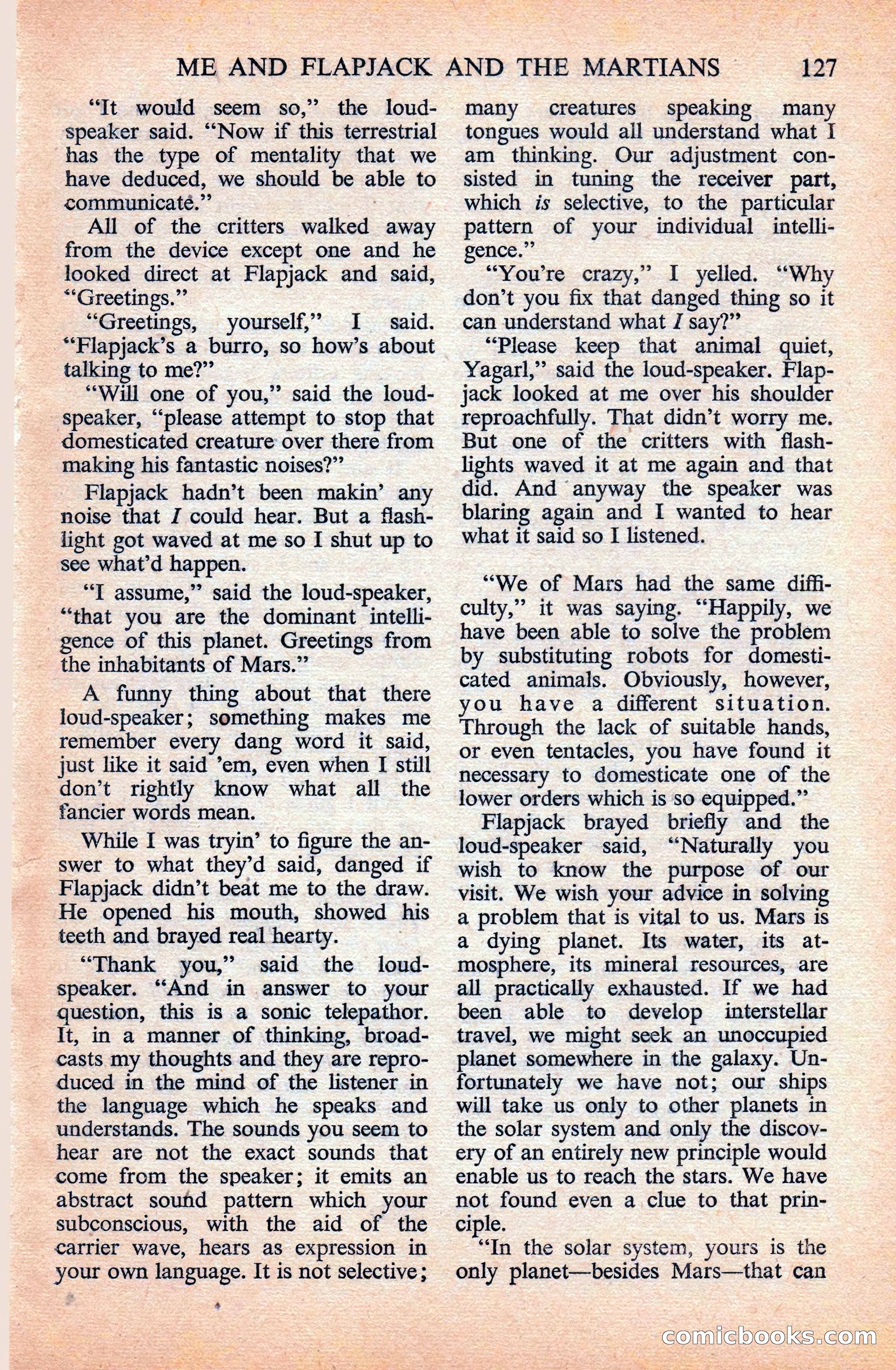 Astounding Science Fiction (British Edition) — page 129 of 133