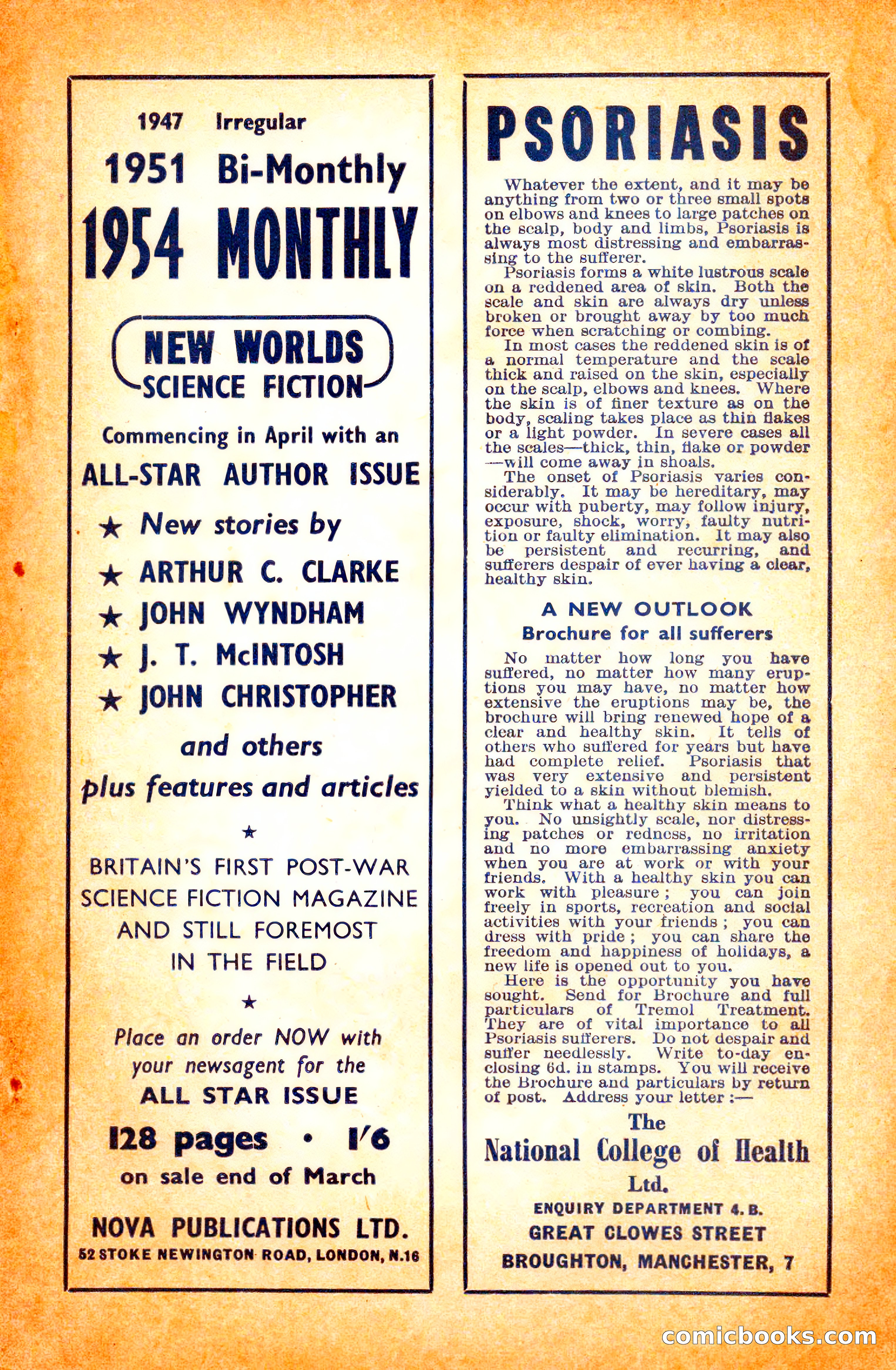 Astounding Science Fiction (British Edition) — page 131 of 133