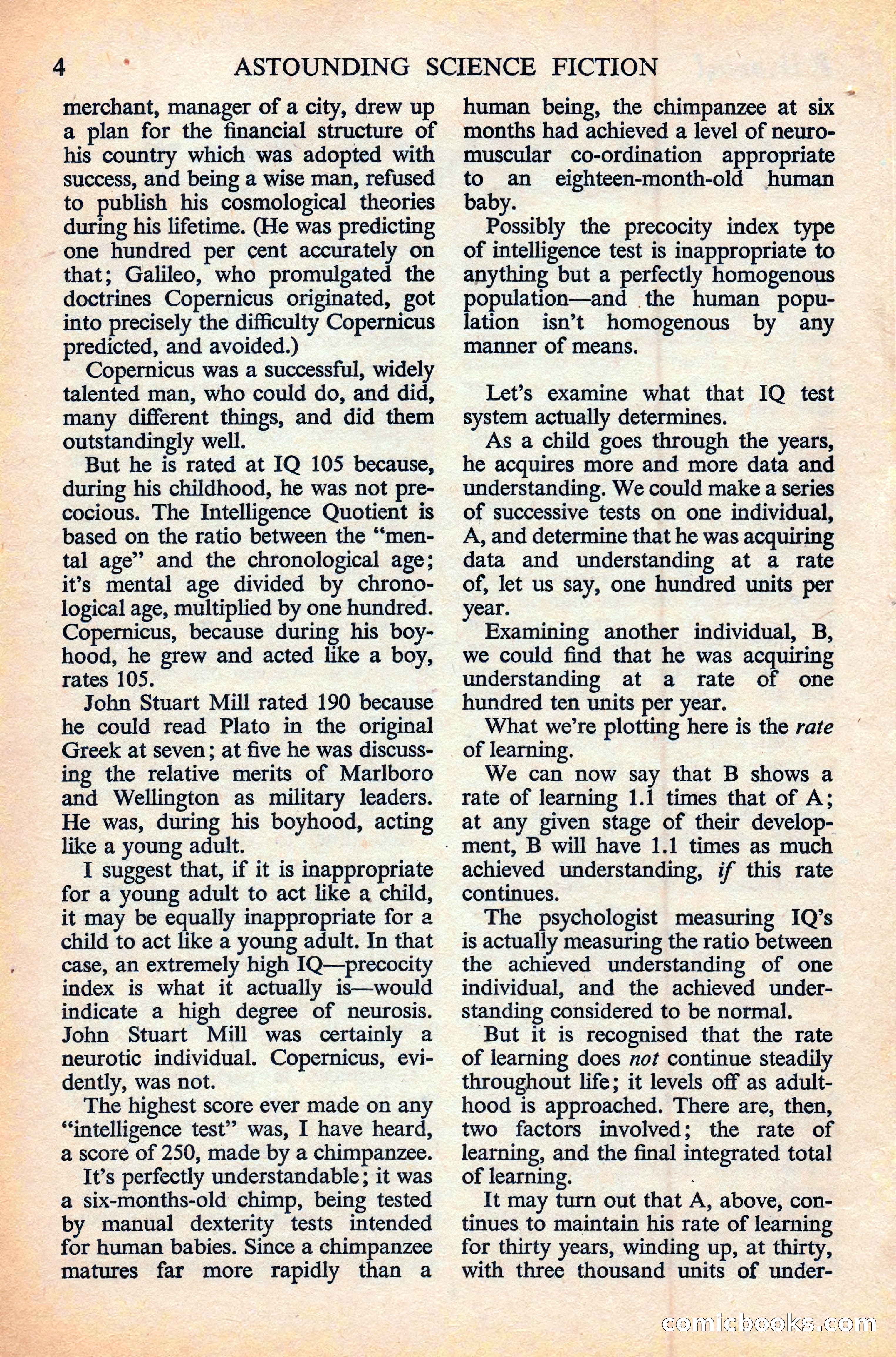 Astounding Science Fiction, British Edition — page 6 of 132