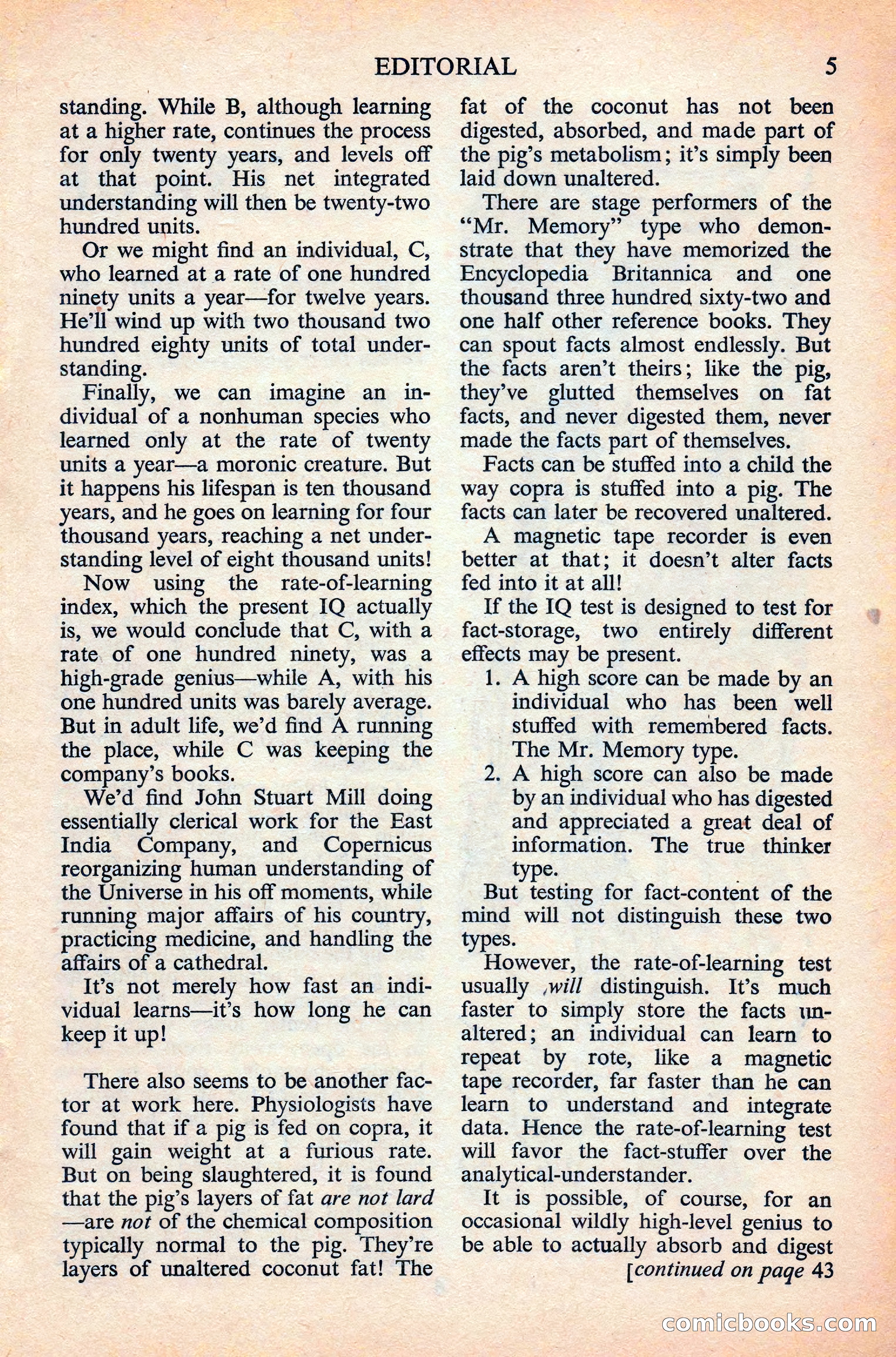 Astounding Science Fiction, British Edition — page 7 of 132