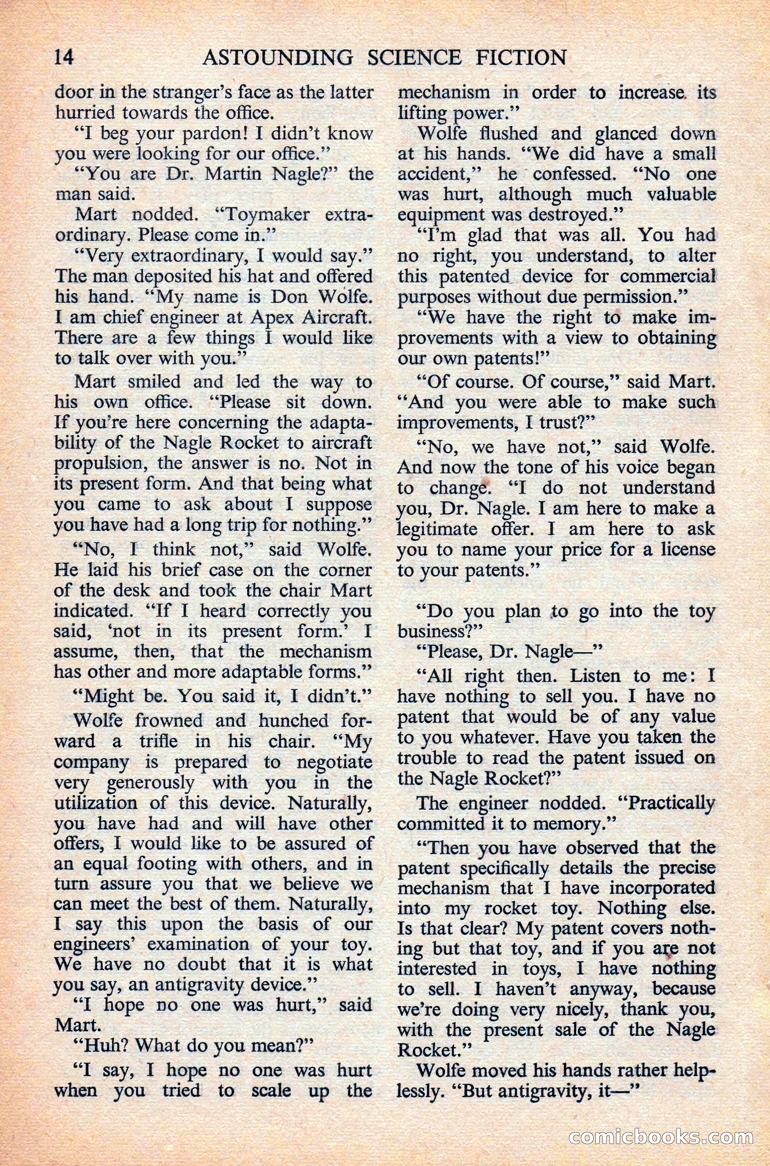 Astounding Science Fiction, British Edition — page 16 of 132