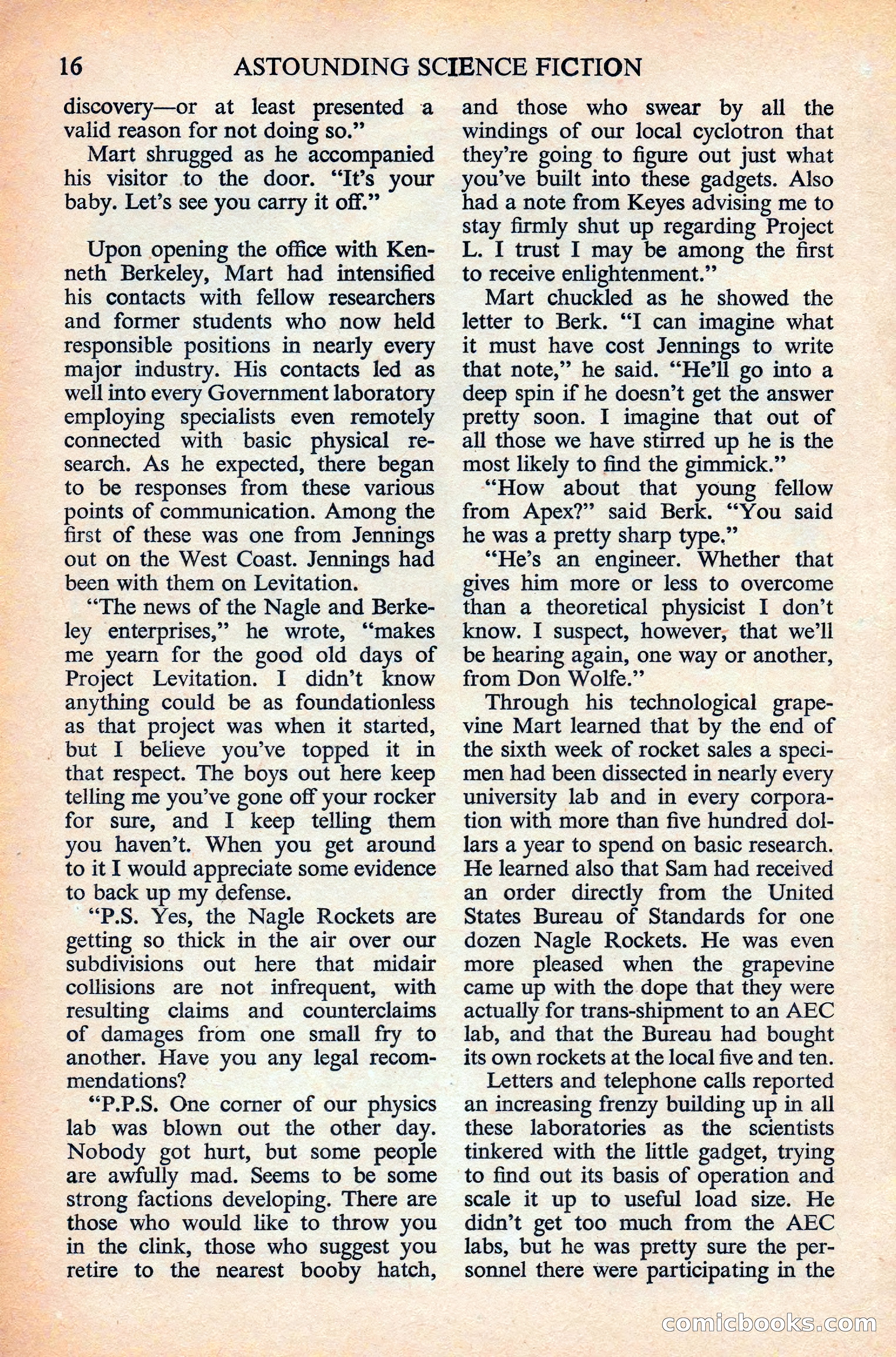Astounding Science Fiction, British Edition — page 18 of 132