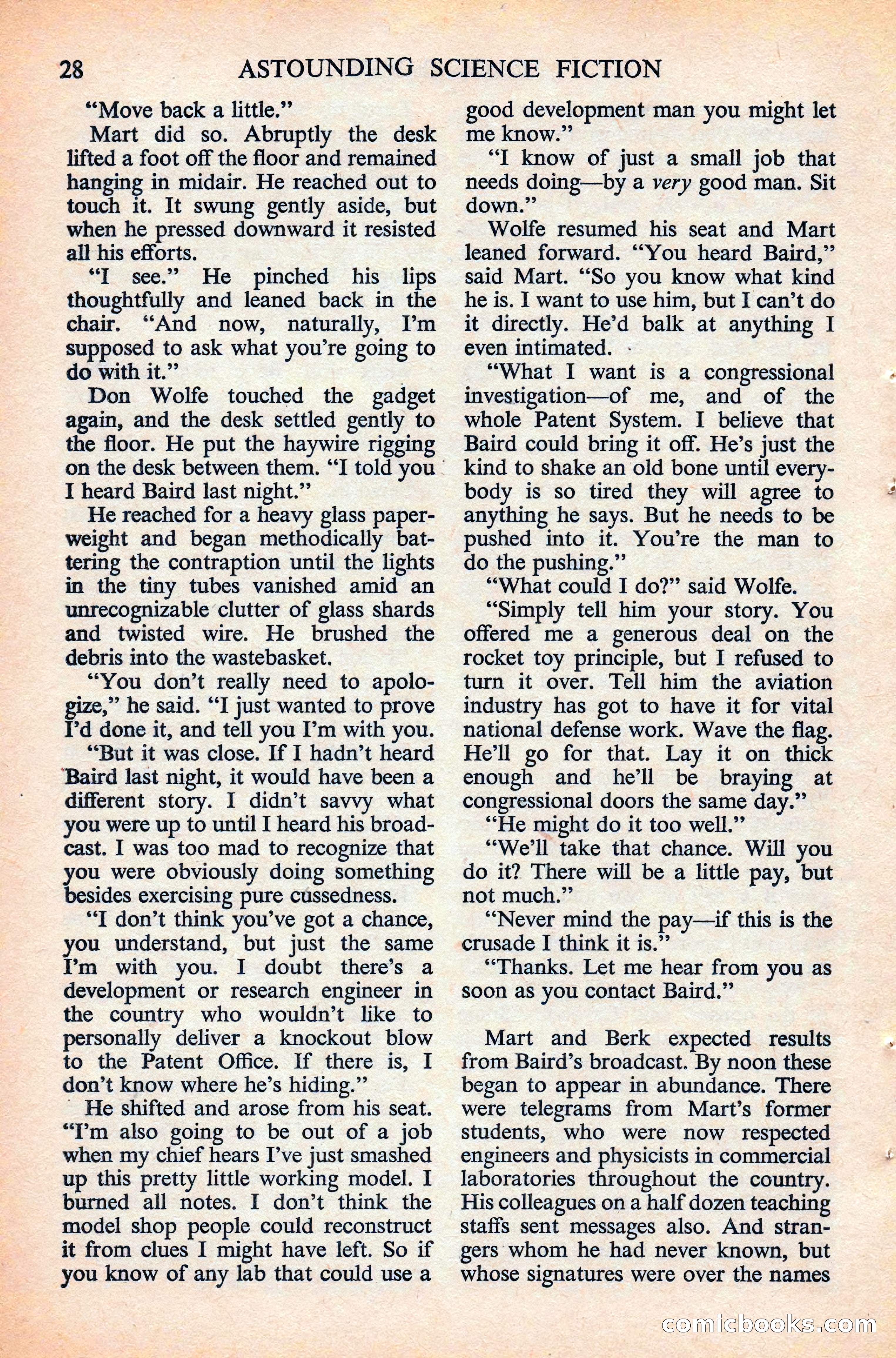 Astounding Science Fiction, British Edition — page 30 of 132