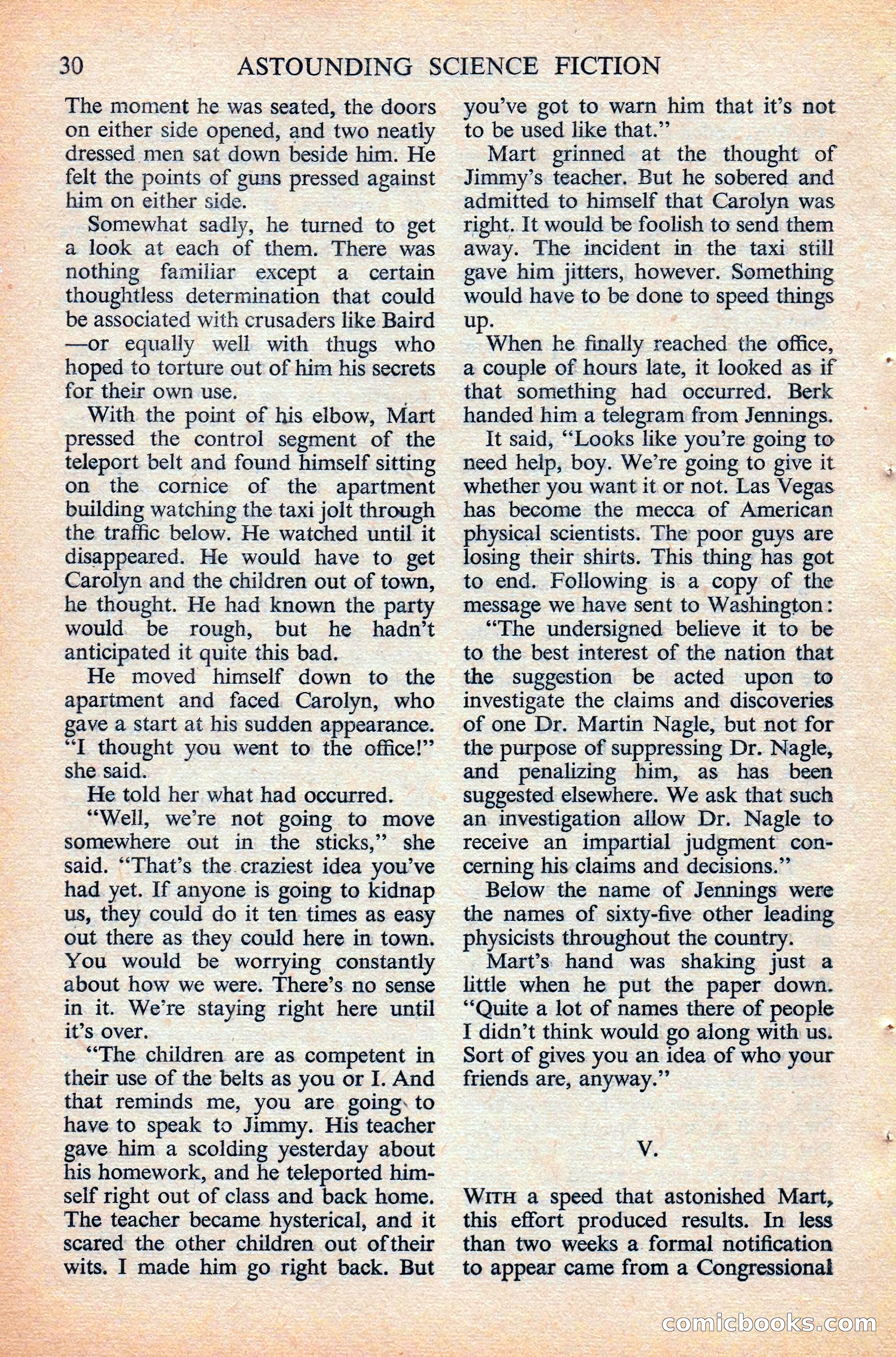 Astounding Science Fiction, British Edition — page 32 of 132
