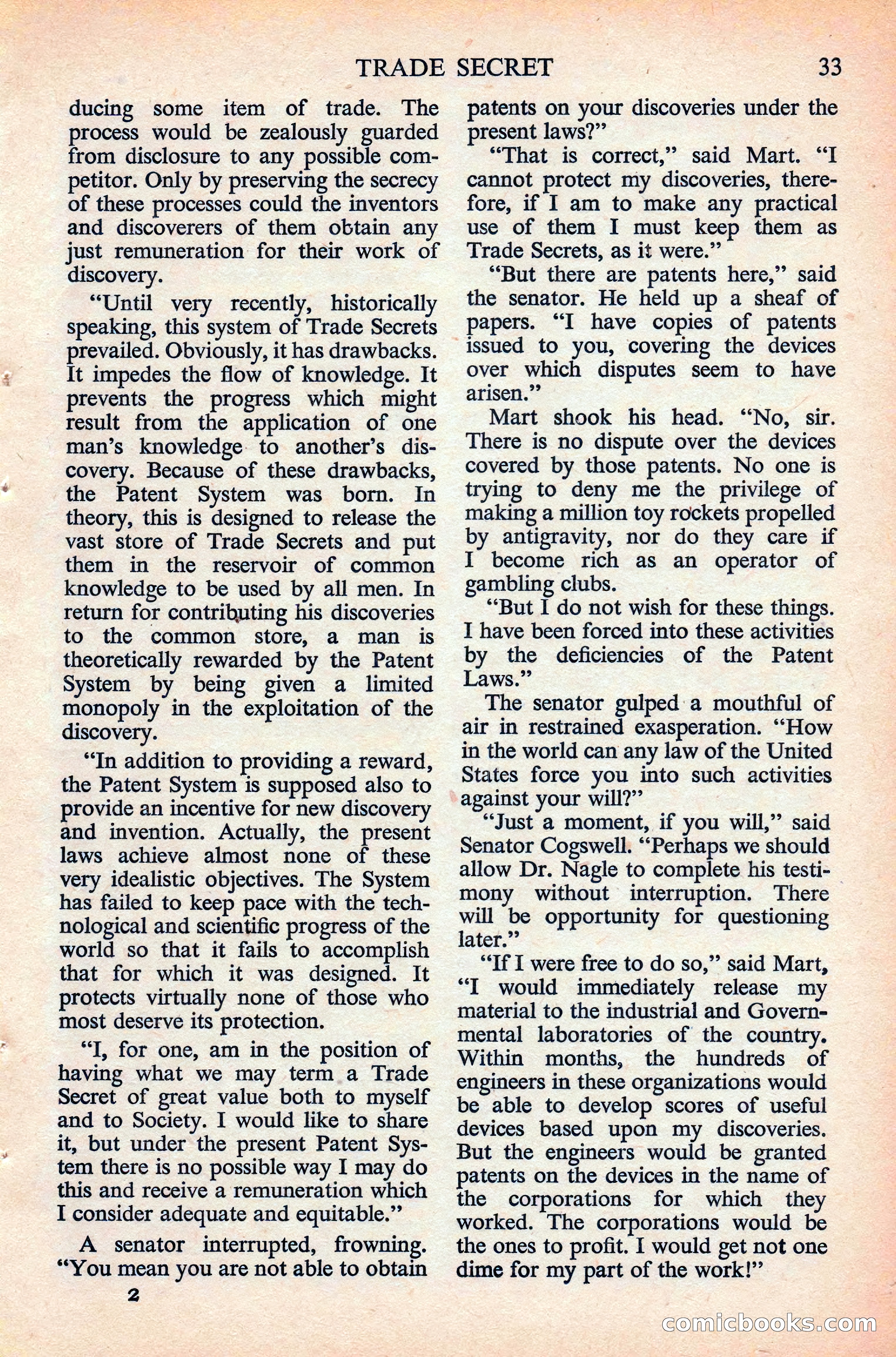 Astounding Science Fiction, British Edition — page 35 of 132