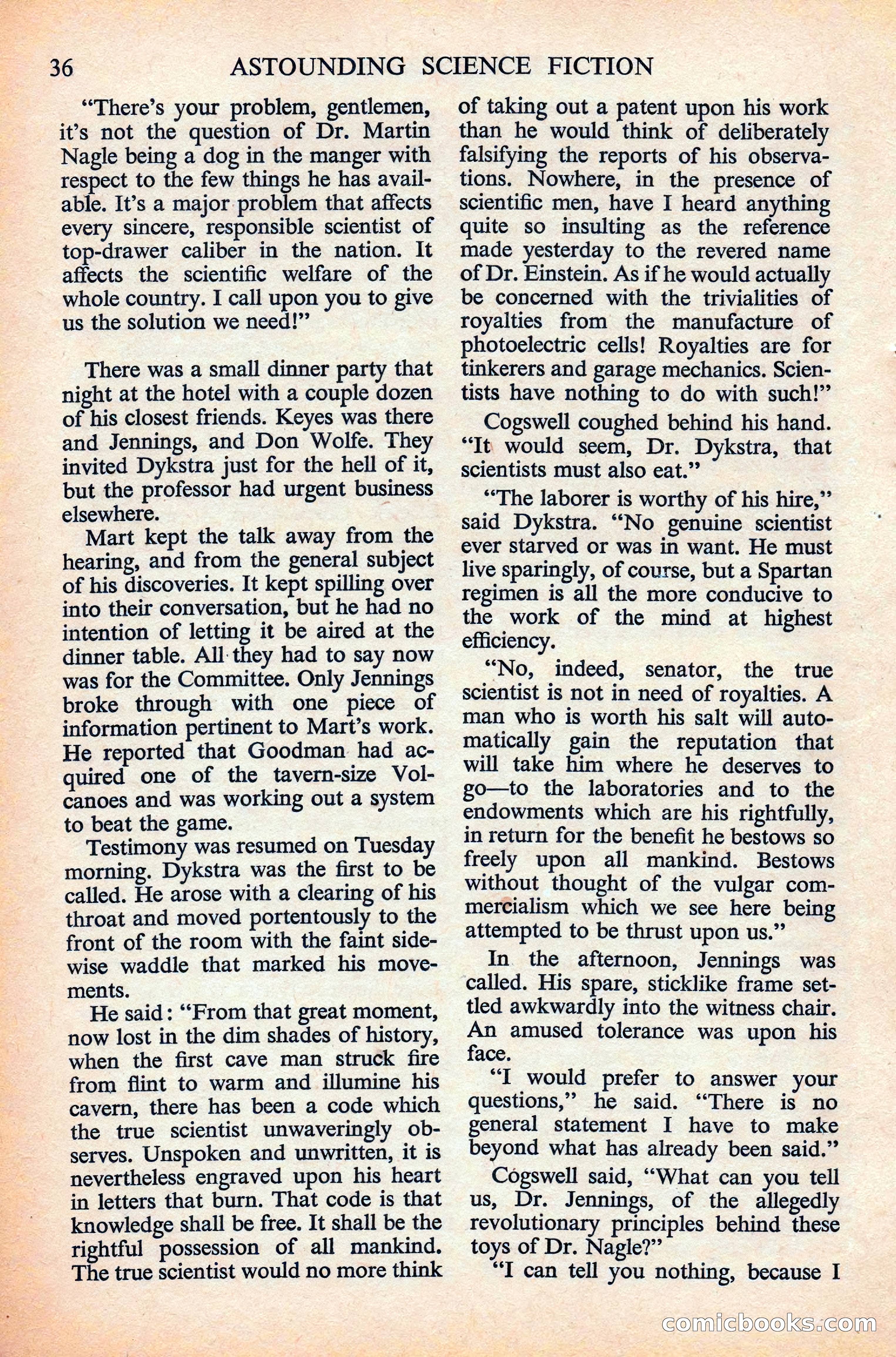 Astounding Science Fiction, British Edition — page 38 of 132