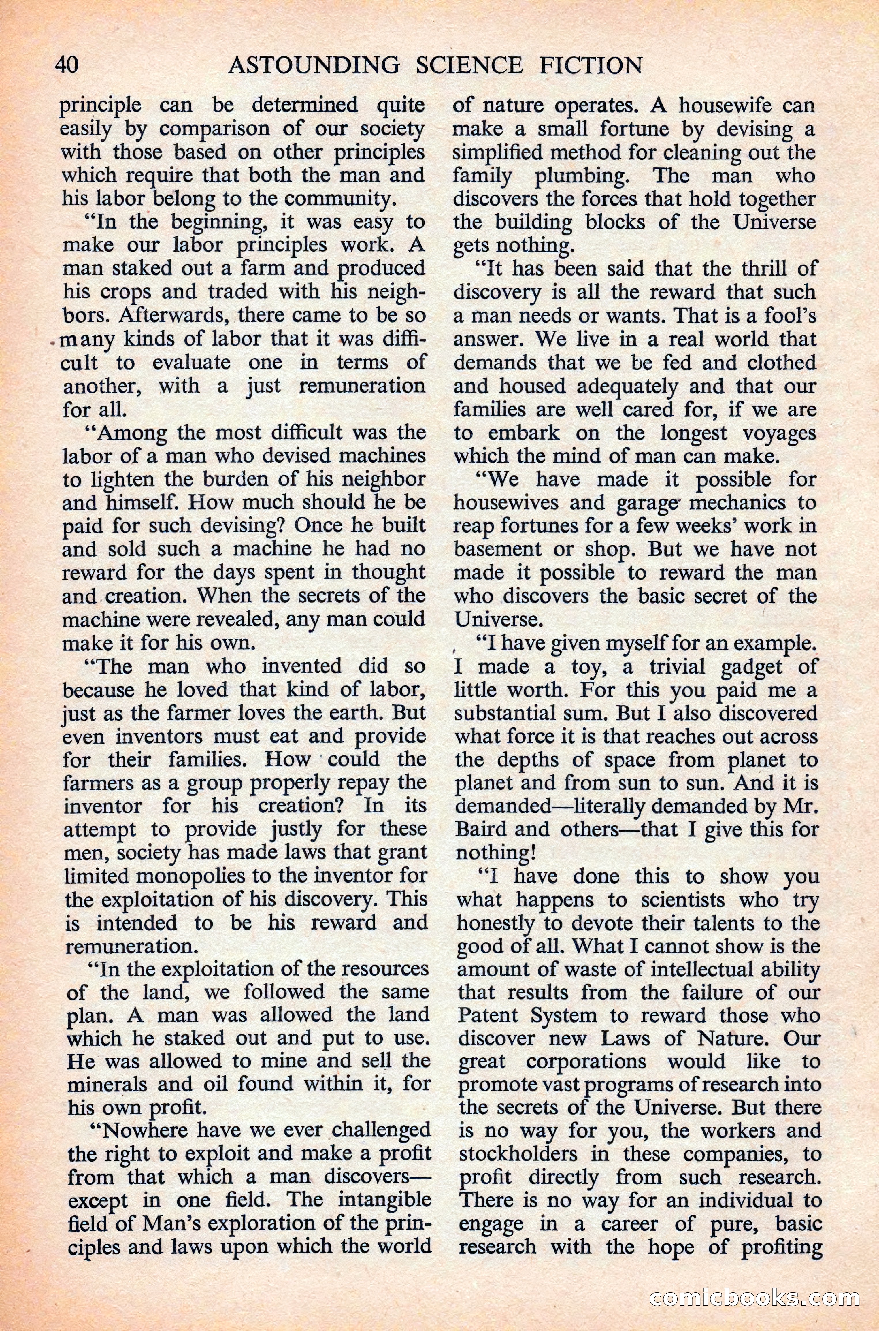Astounding Science Fiction, British Edition — page 42 of 132
