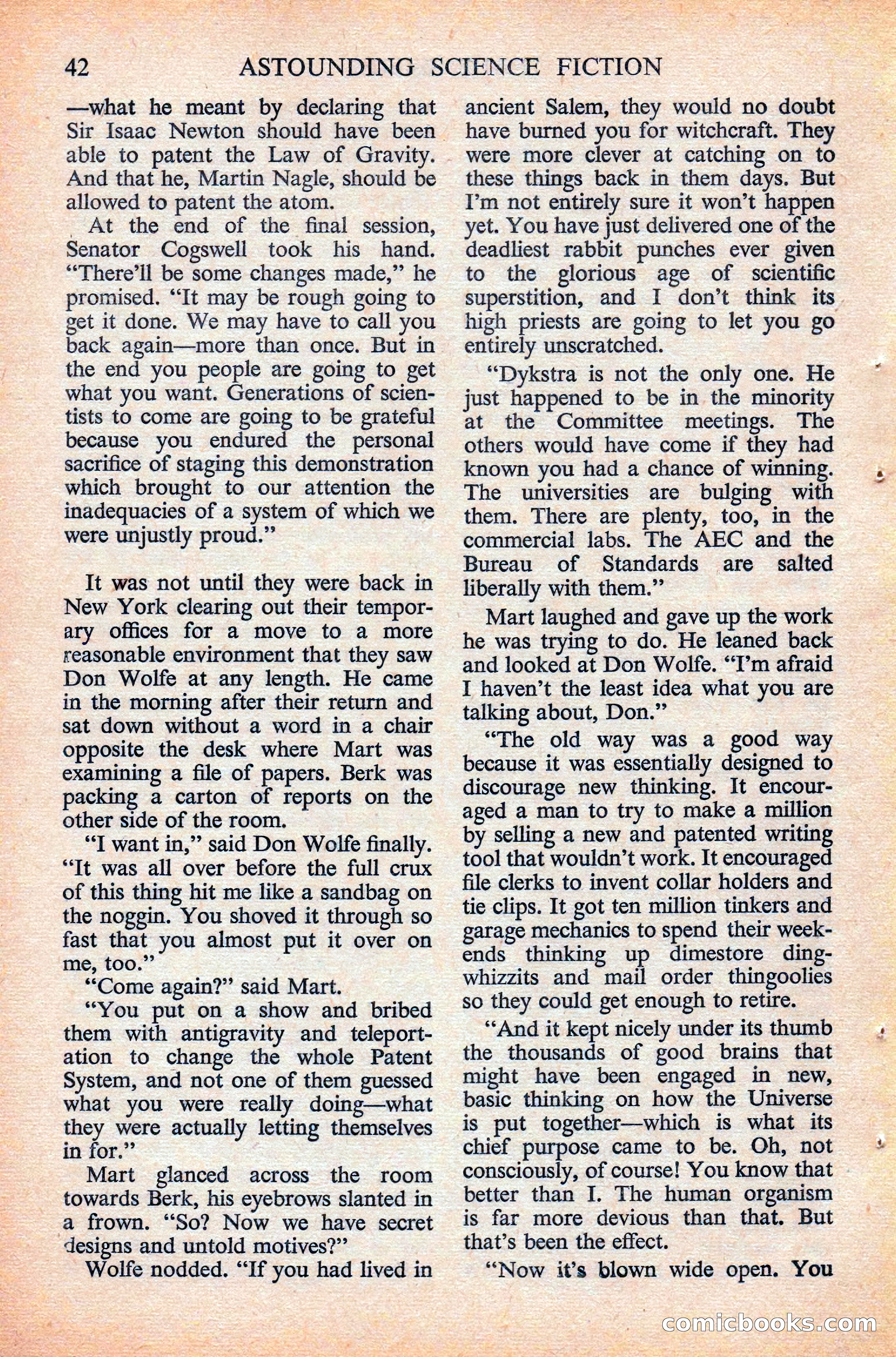 Astounding Science Fiction, British Edition — page 44 of 132