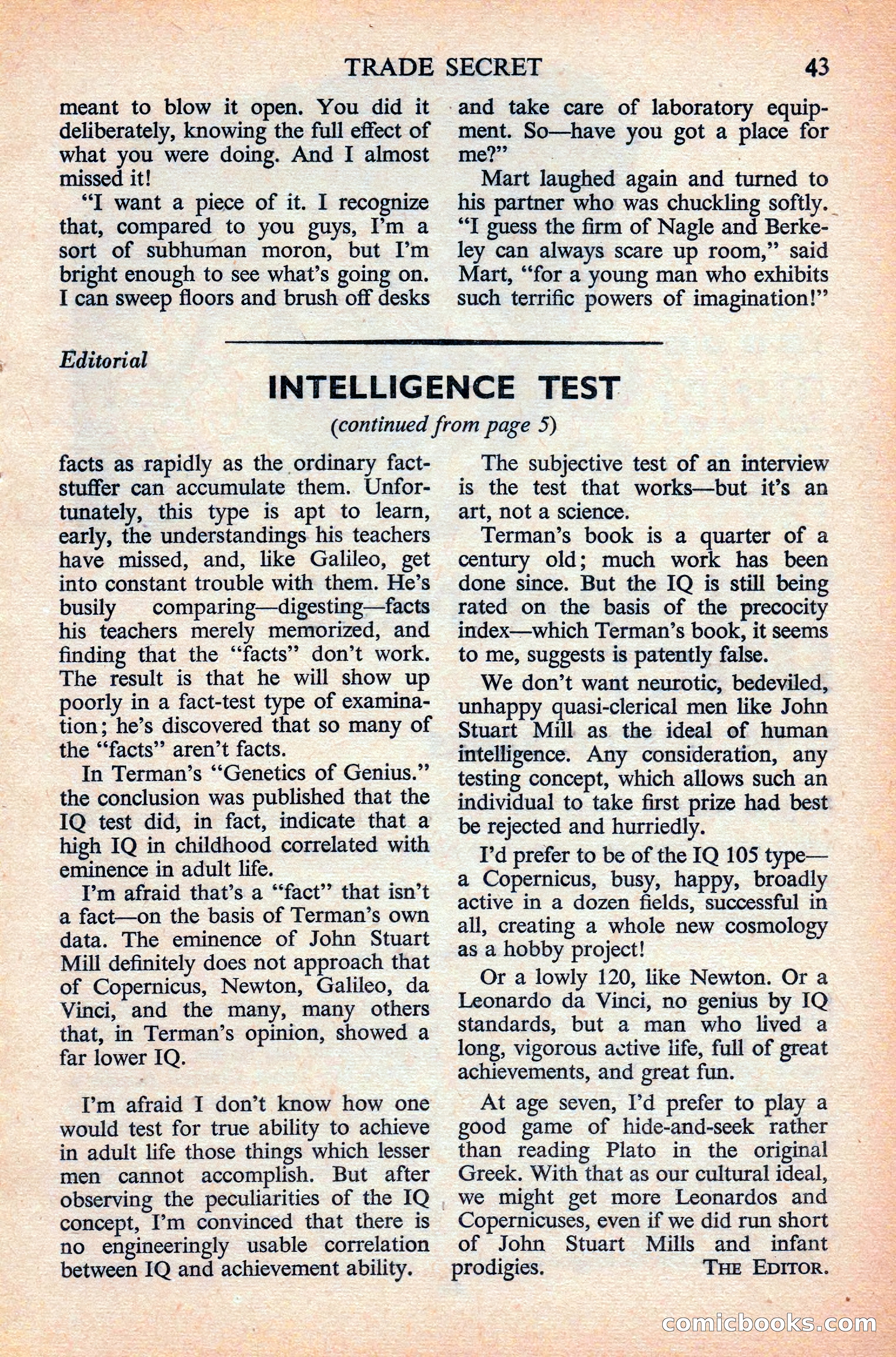 Astounding Science Fiction, British Edition — page 45 of 132