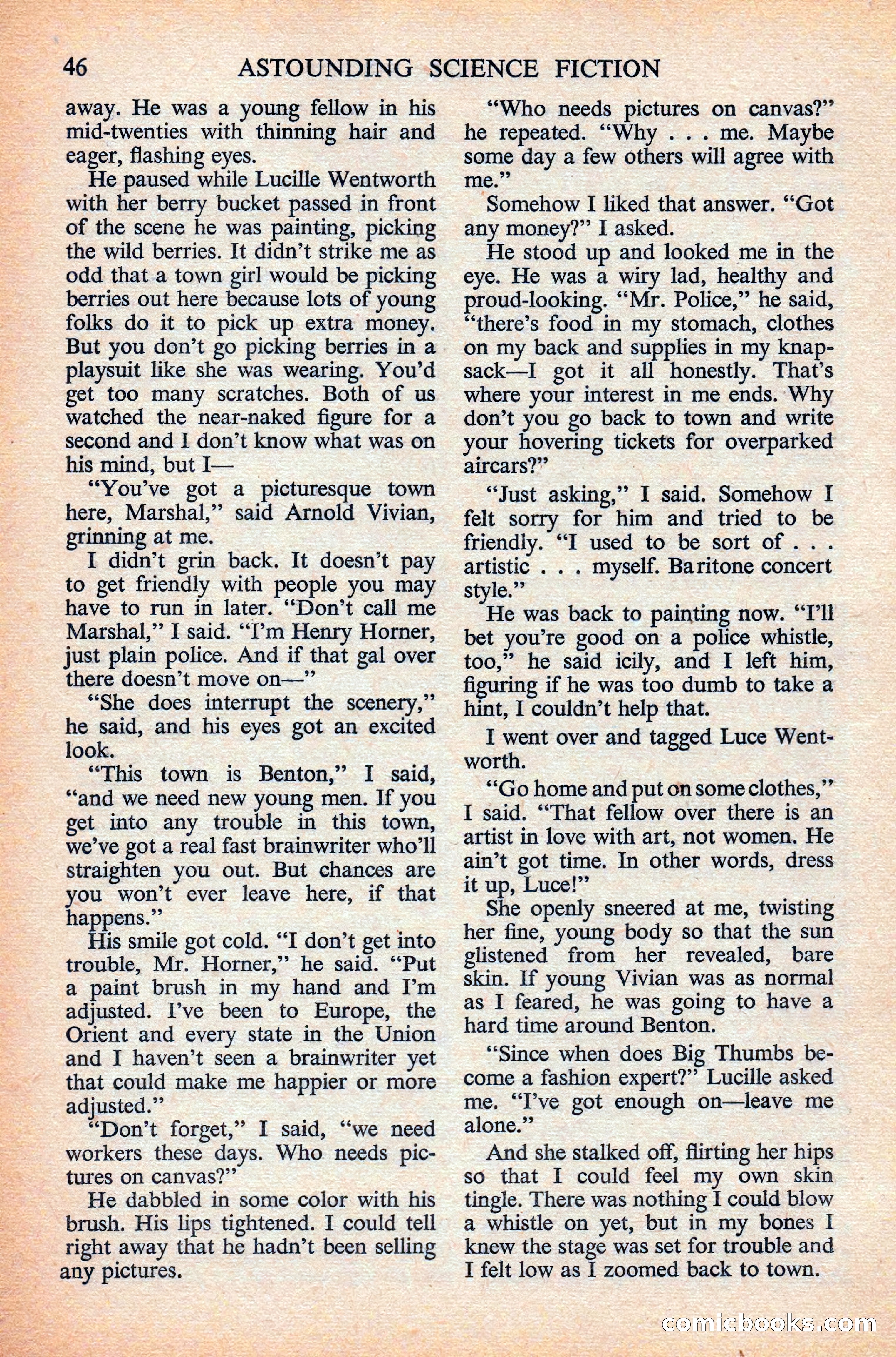Astounding Science Fiction, British Edition — page 48 of 132