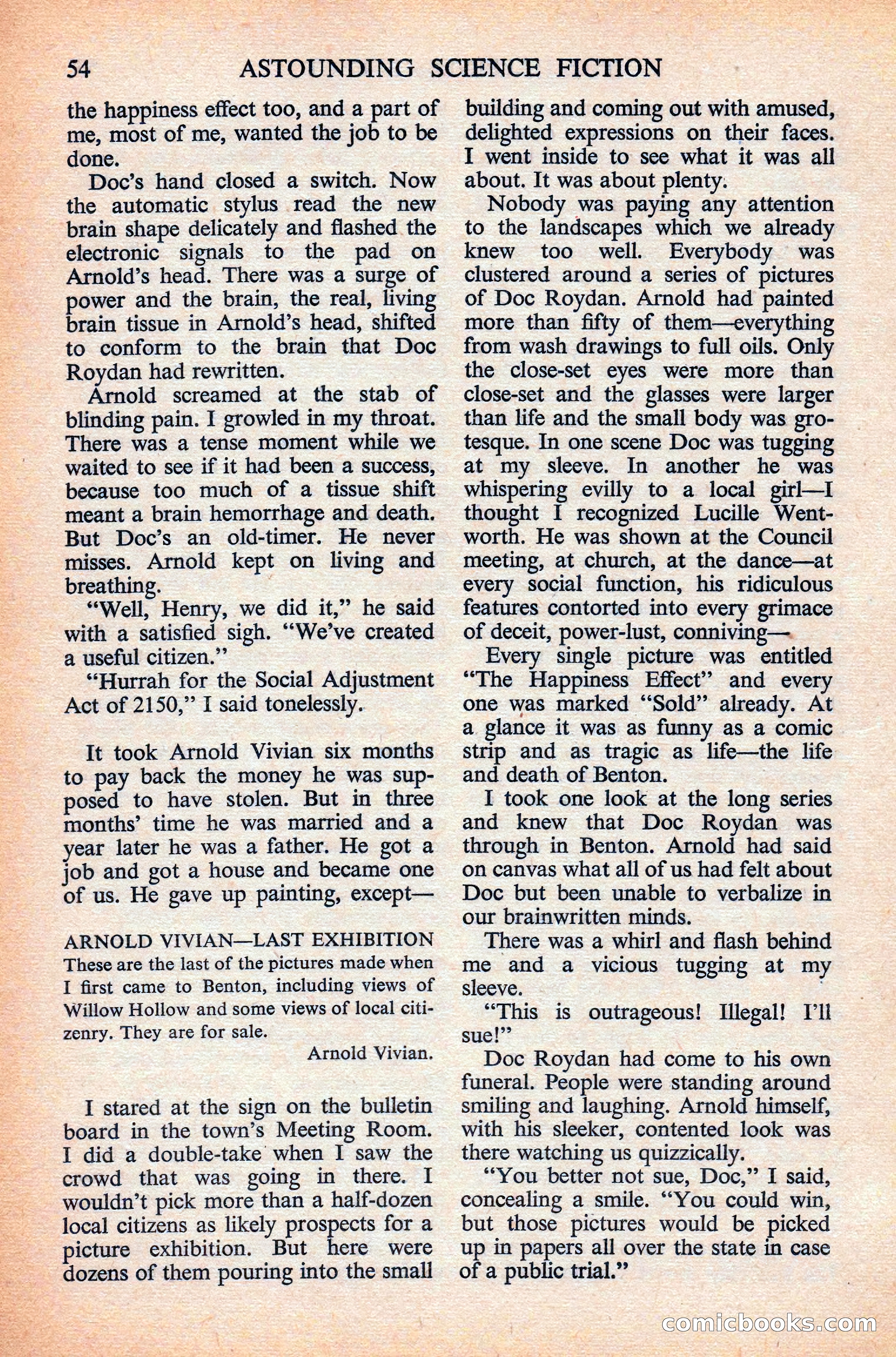 Astounding Science Fiction, British Edition — page 56 of 132