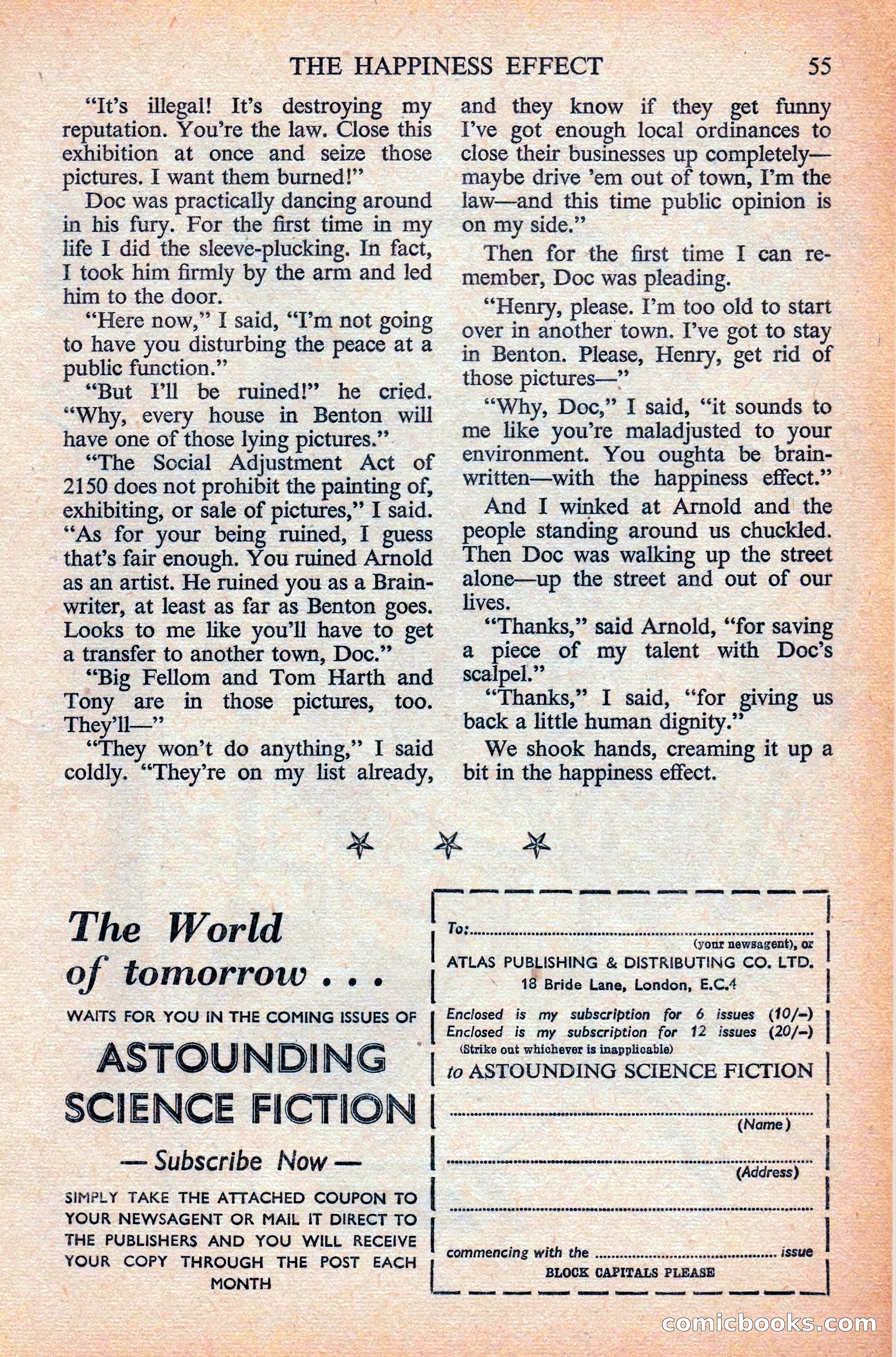 Astounding Science Fiction, British Edition — page 57 of 132