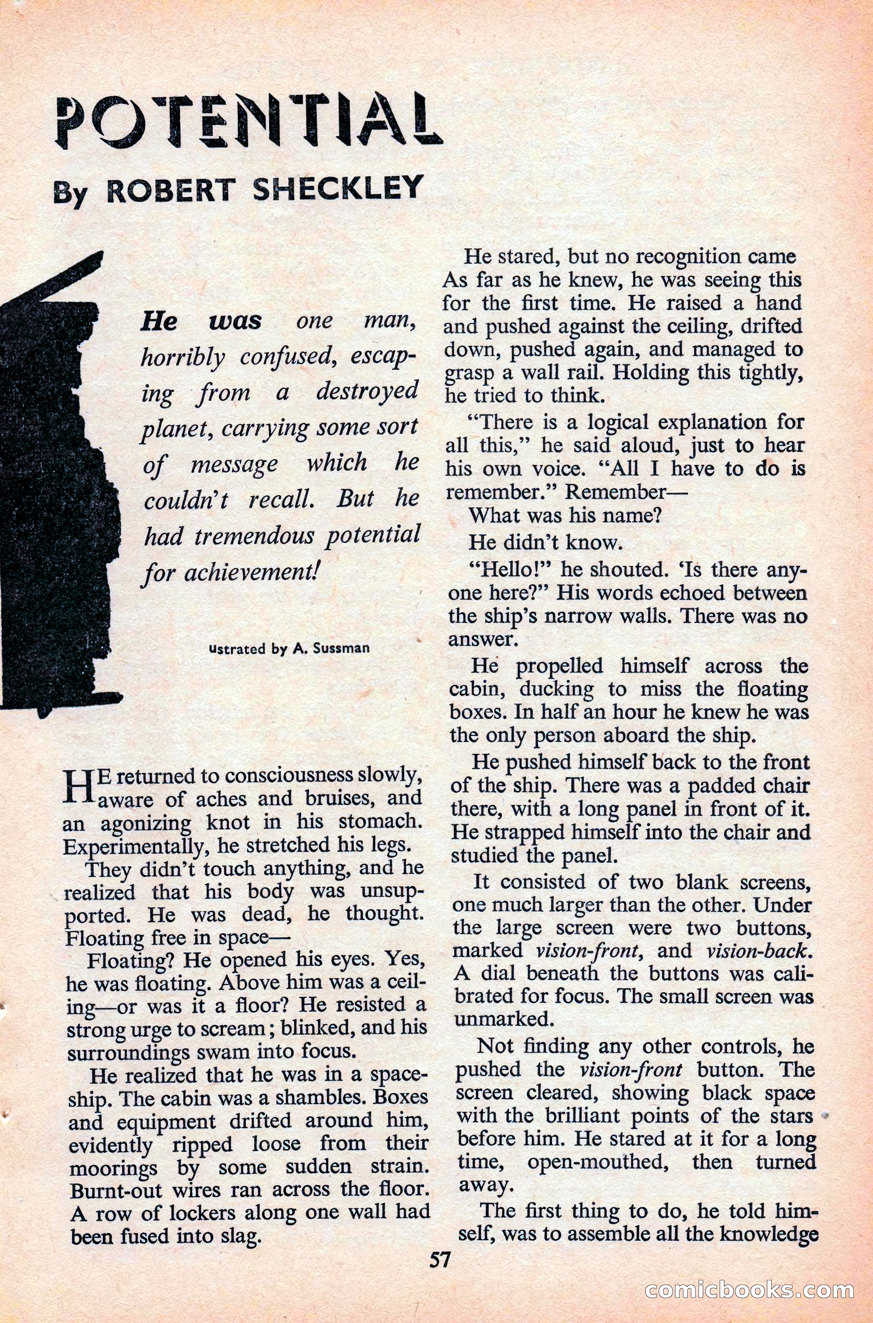 Astounding Science Fiction, British Edition — page 59 of 132