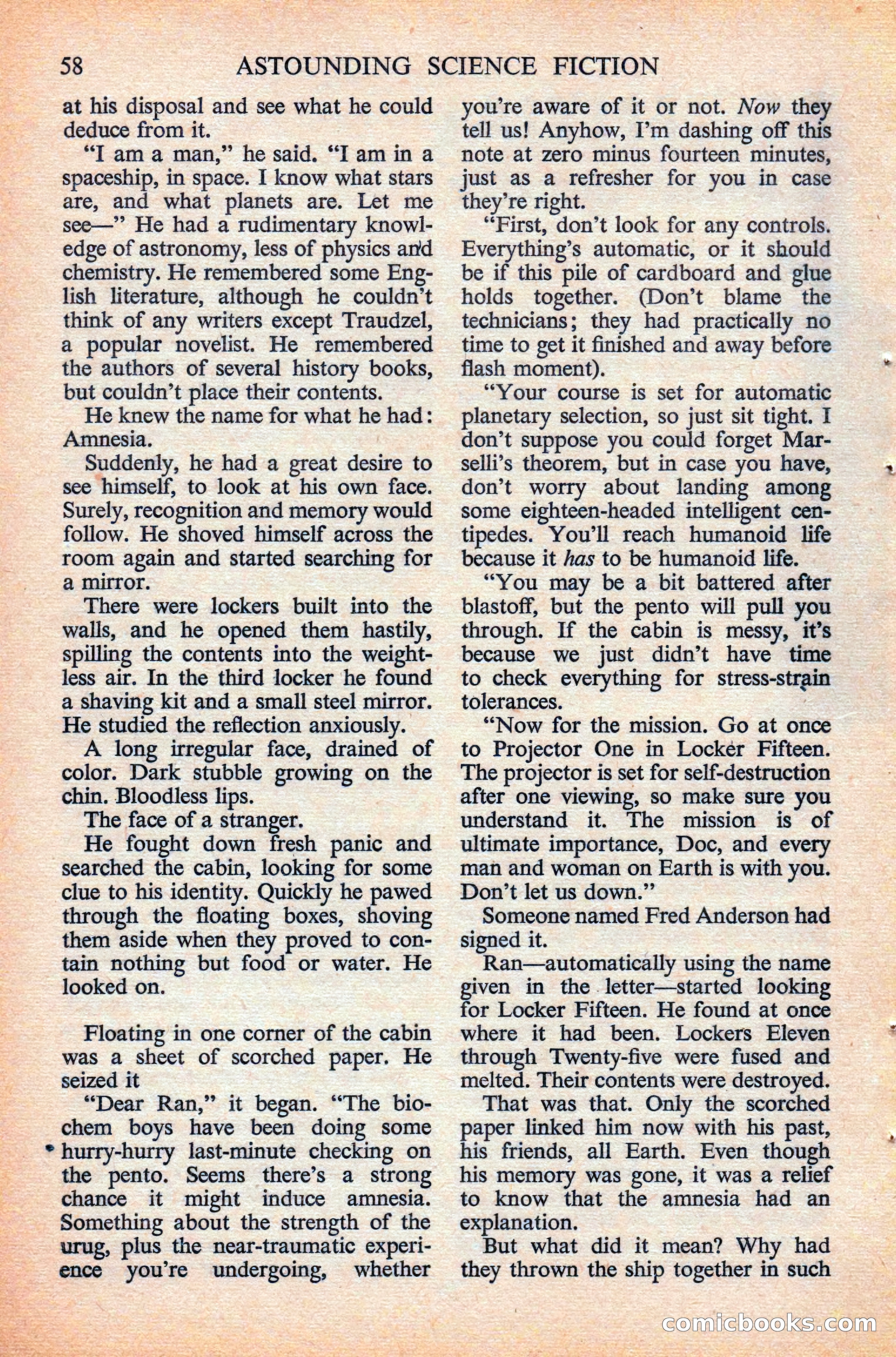 Astounding Science Fiction, British Edition — page 60 of 132