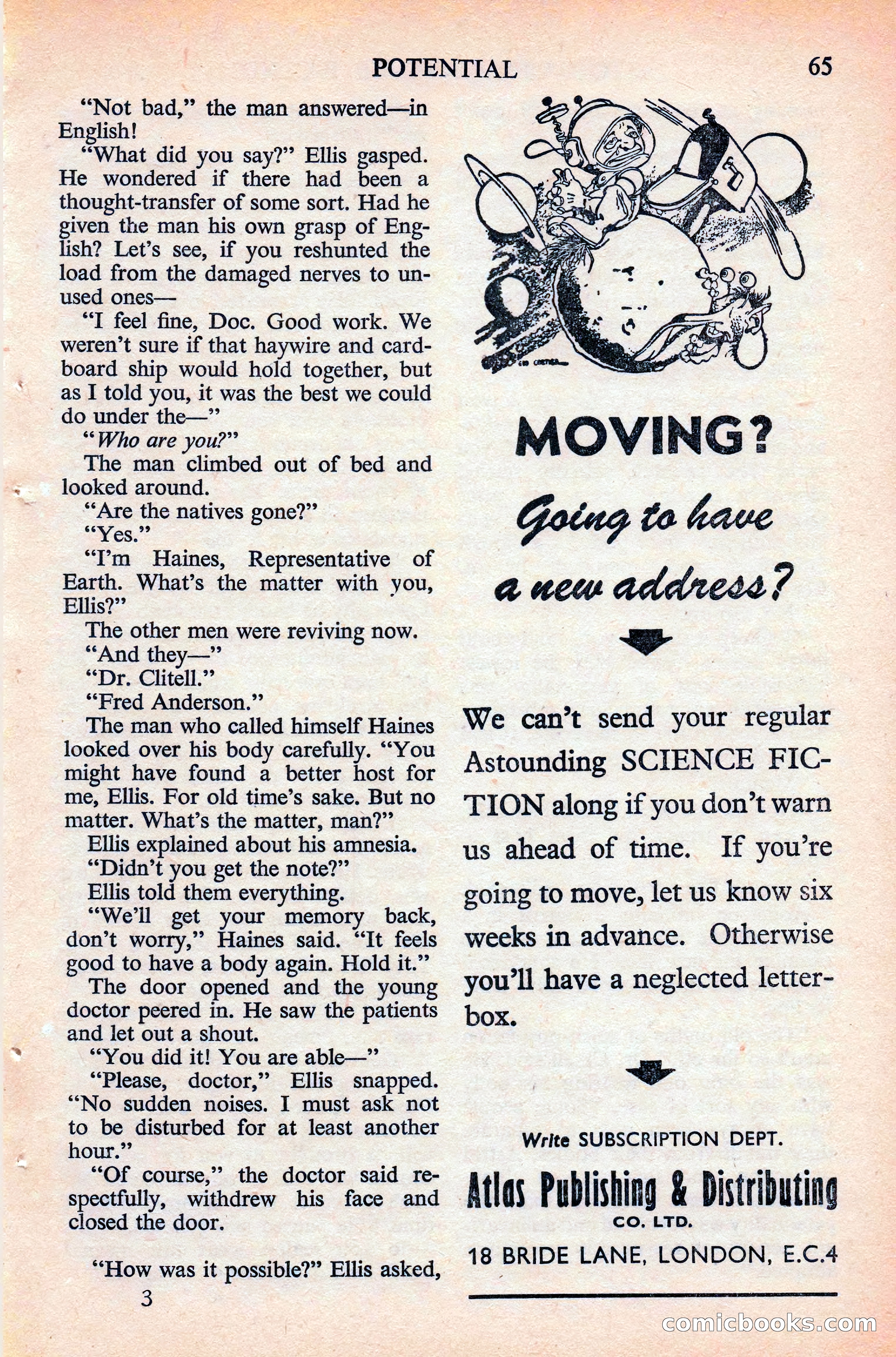 Astounding Science Fiction, British Edition — page 67 of 132