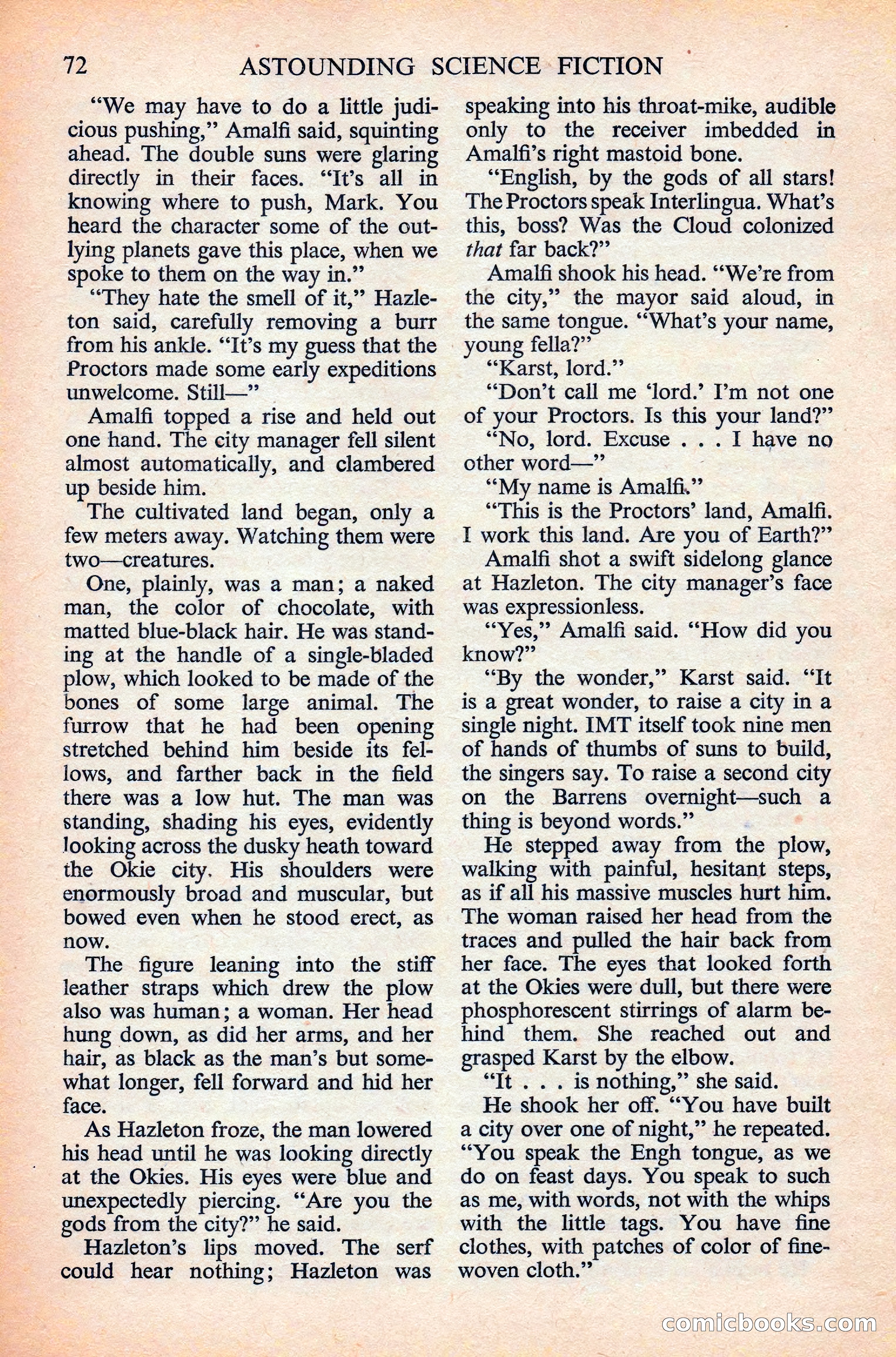 Astounding Science Fiction, British Edition — page 74 of 132