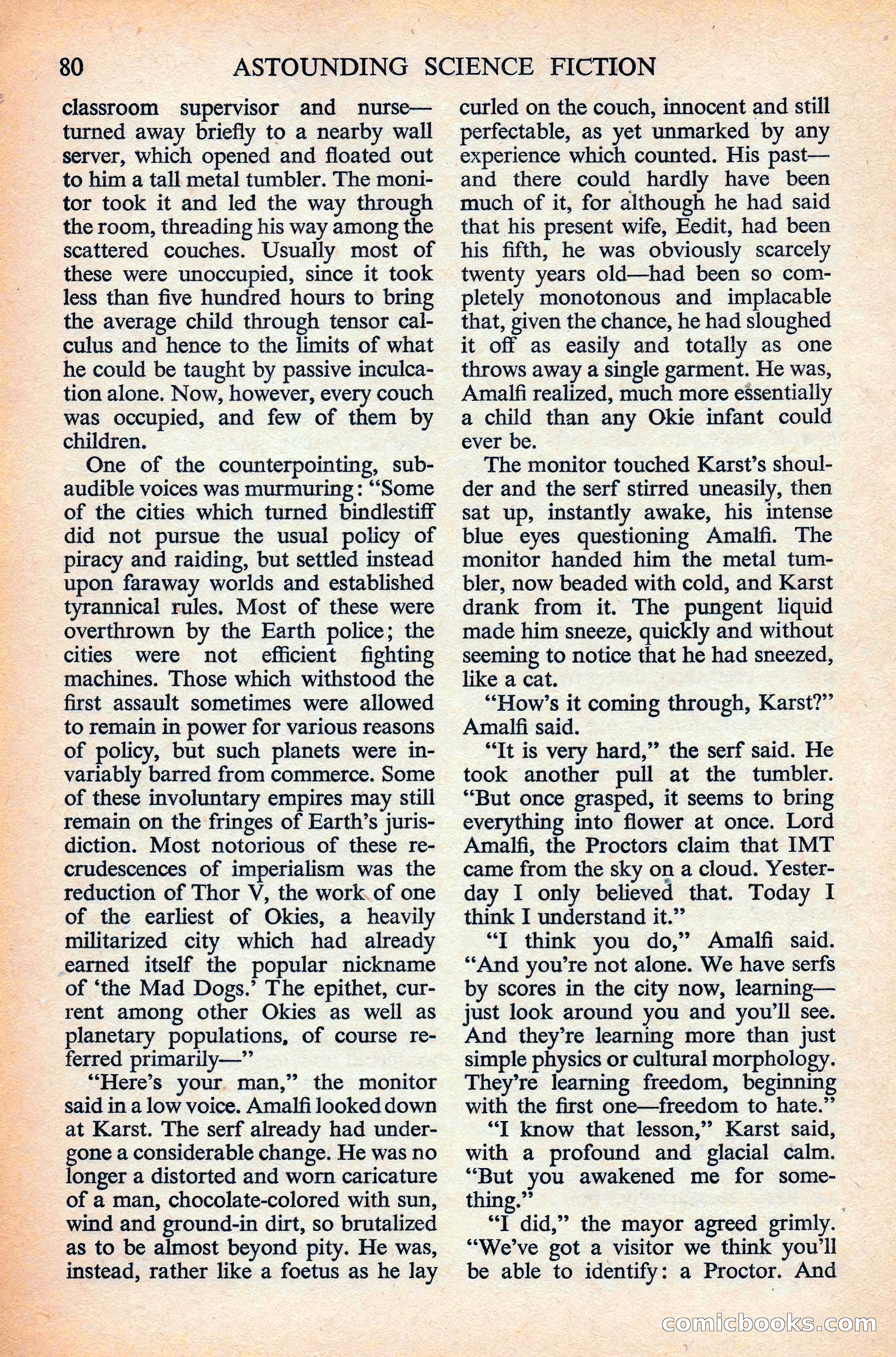 Astounding Science Fiction, British Edition — page 82 of 132