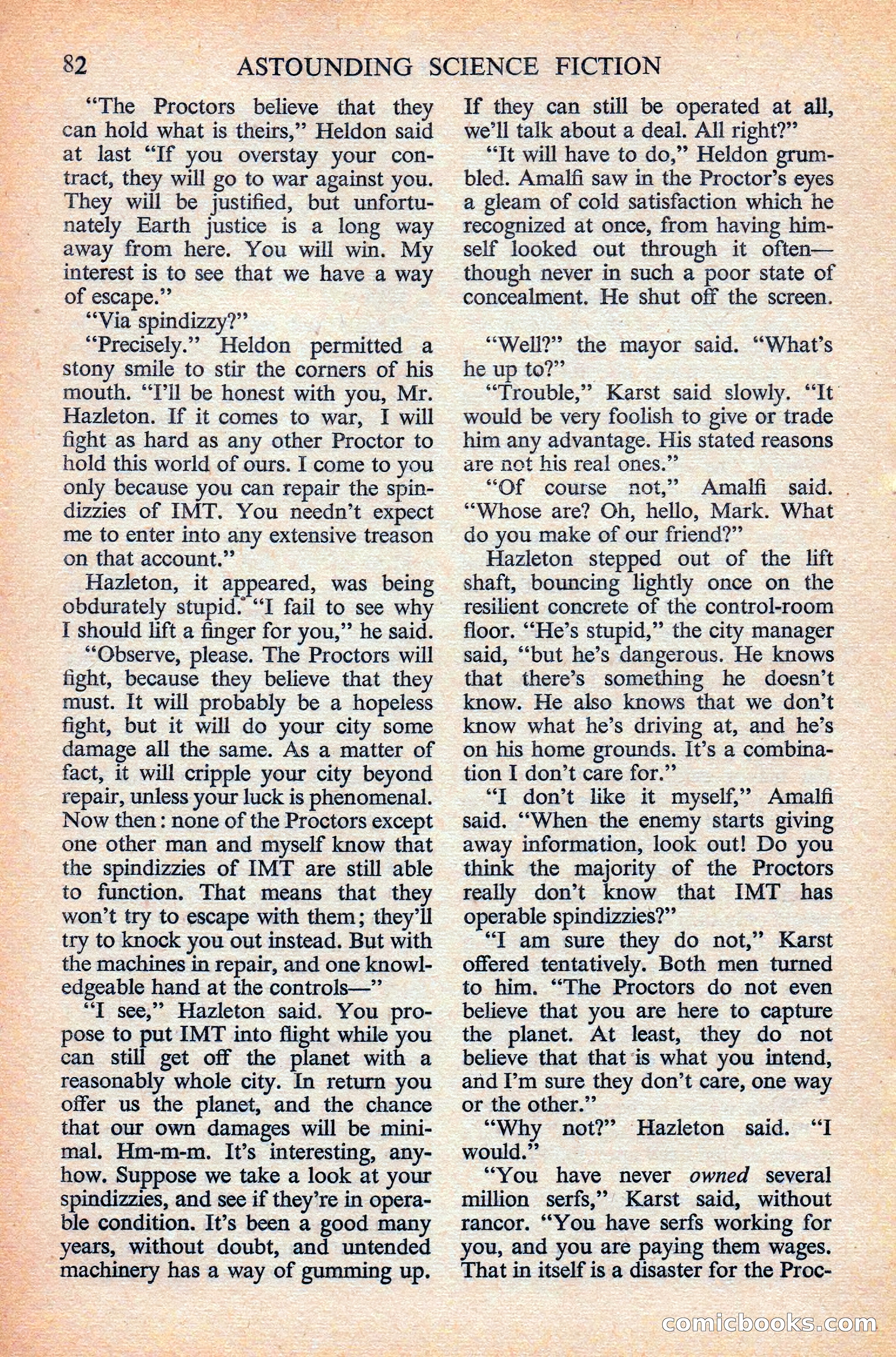 Astounding Science Fiction, British Edition — page 84 of 132