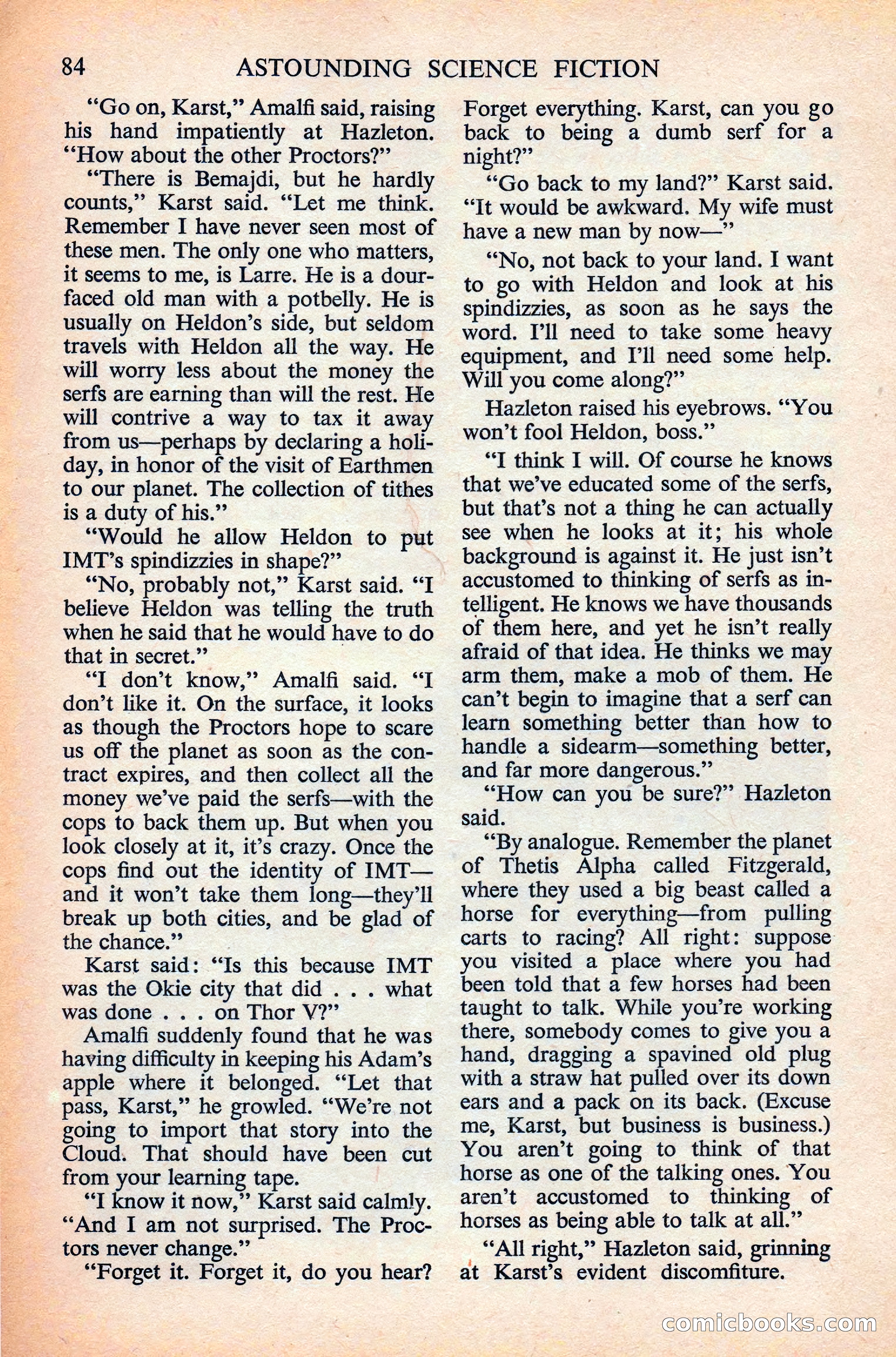 Astounding Science Fiction, British Edition — page 86 of 132